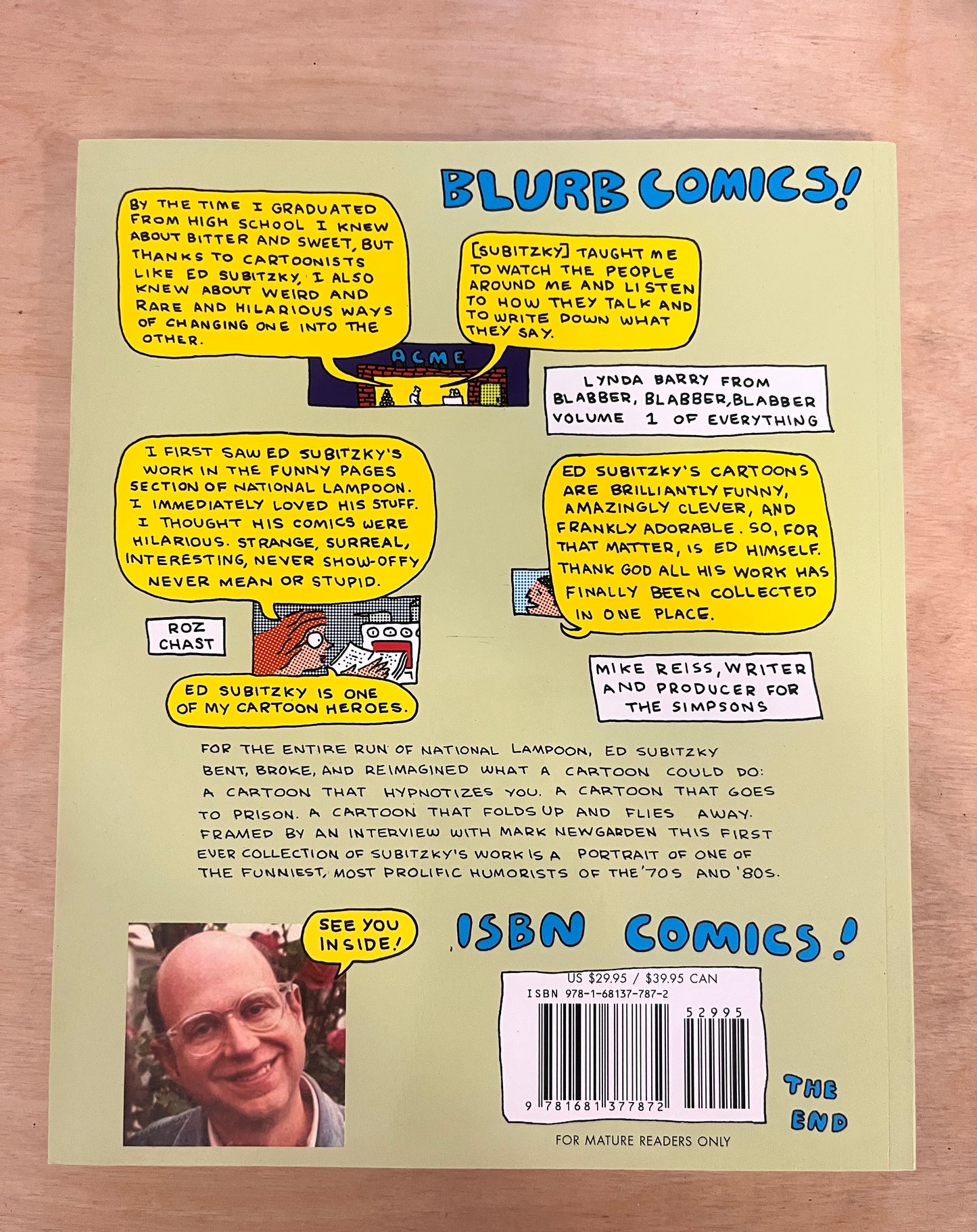Poor Helpless Comics! The Cartoons (and More) of Ed Subitzky