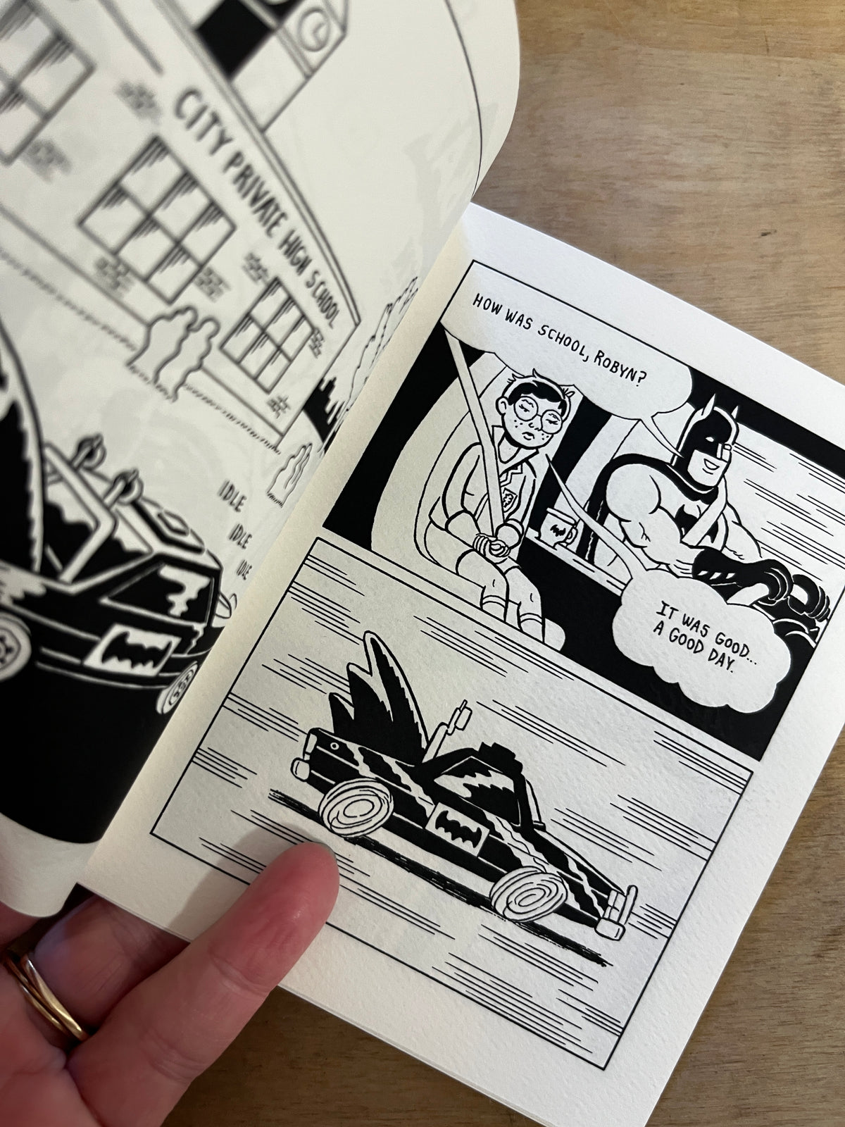 Bat and Robyn mini comic: “DISCIPLINE.”