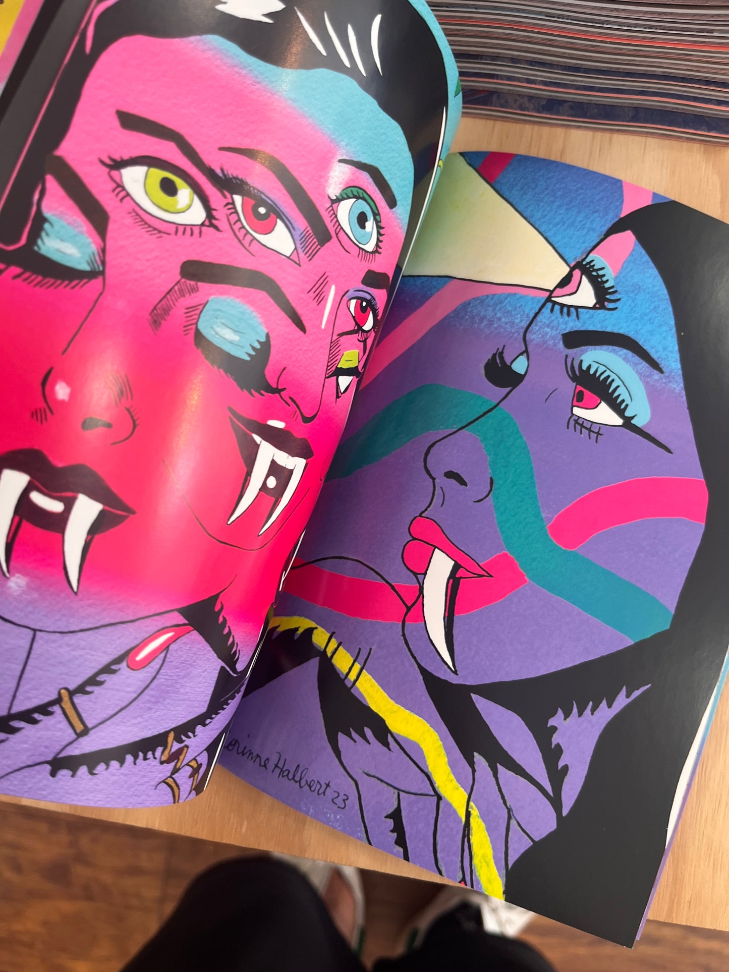 Acid Nun Painting Zine