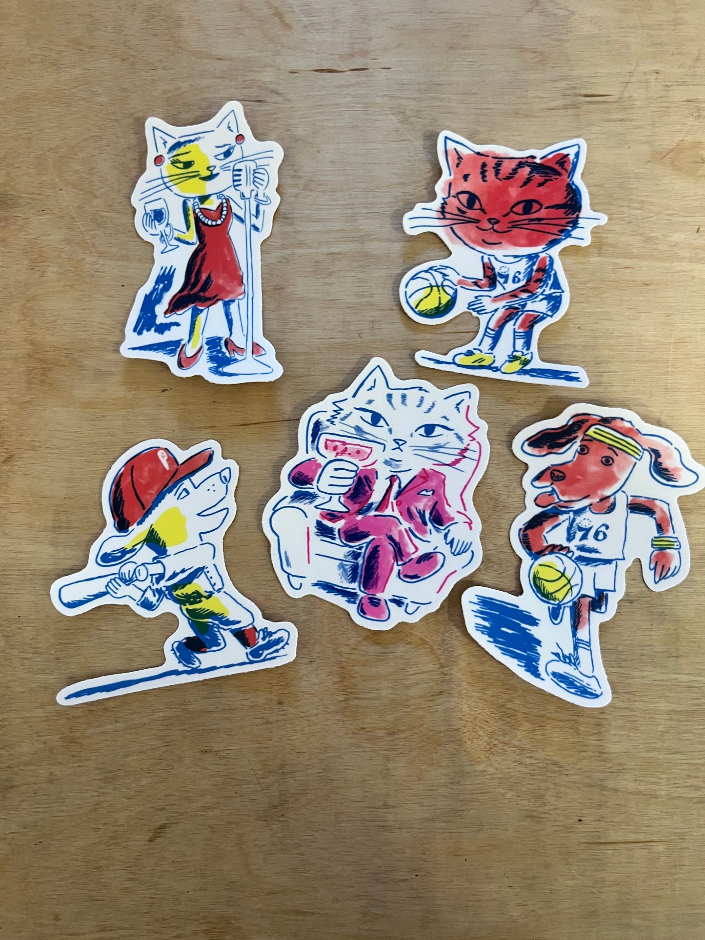 Steve Teare Pet Portrait Stickers