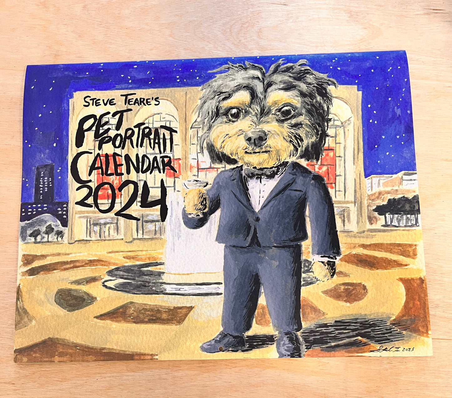 Steve Teare Pet Portraits 2024 Calendar