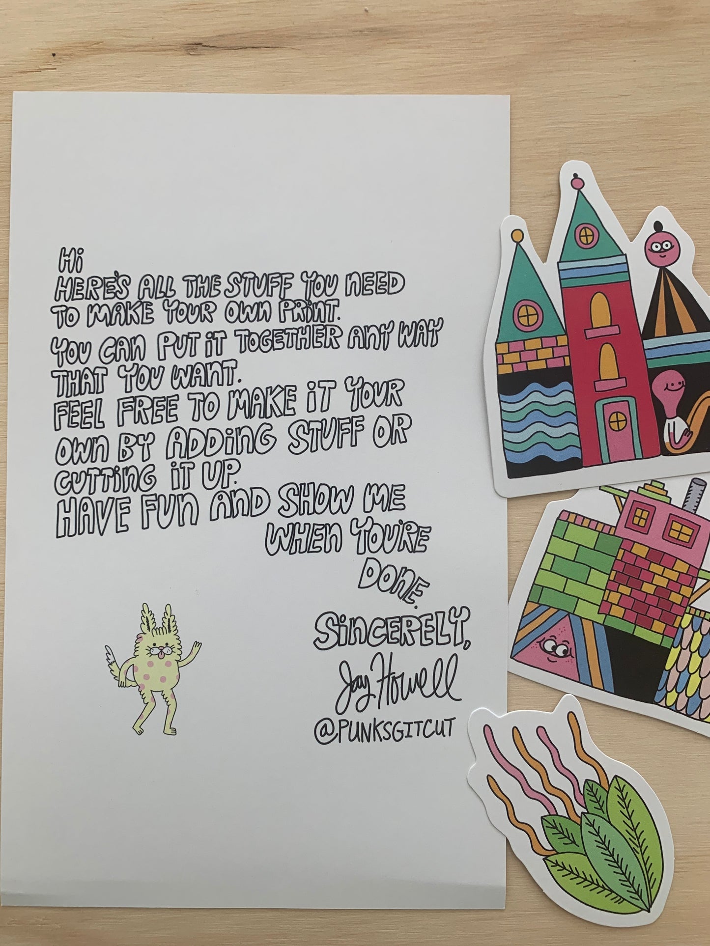 Jay Howell Collage Kit - Build Your Own Print