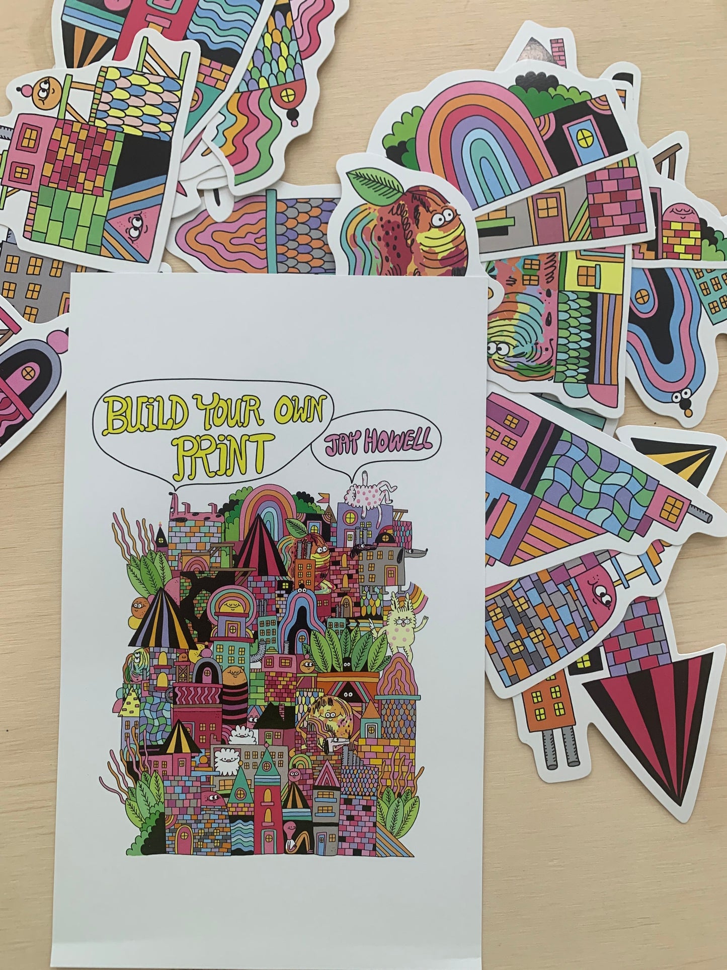 Jay Howell Collage Kit - Build Your Own Print