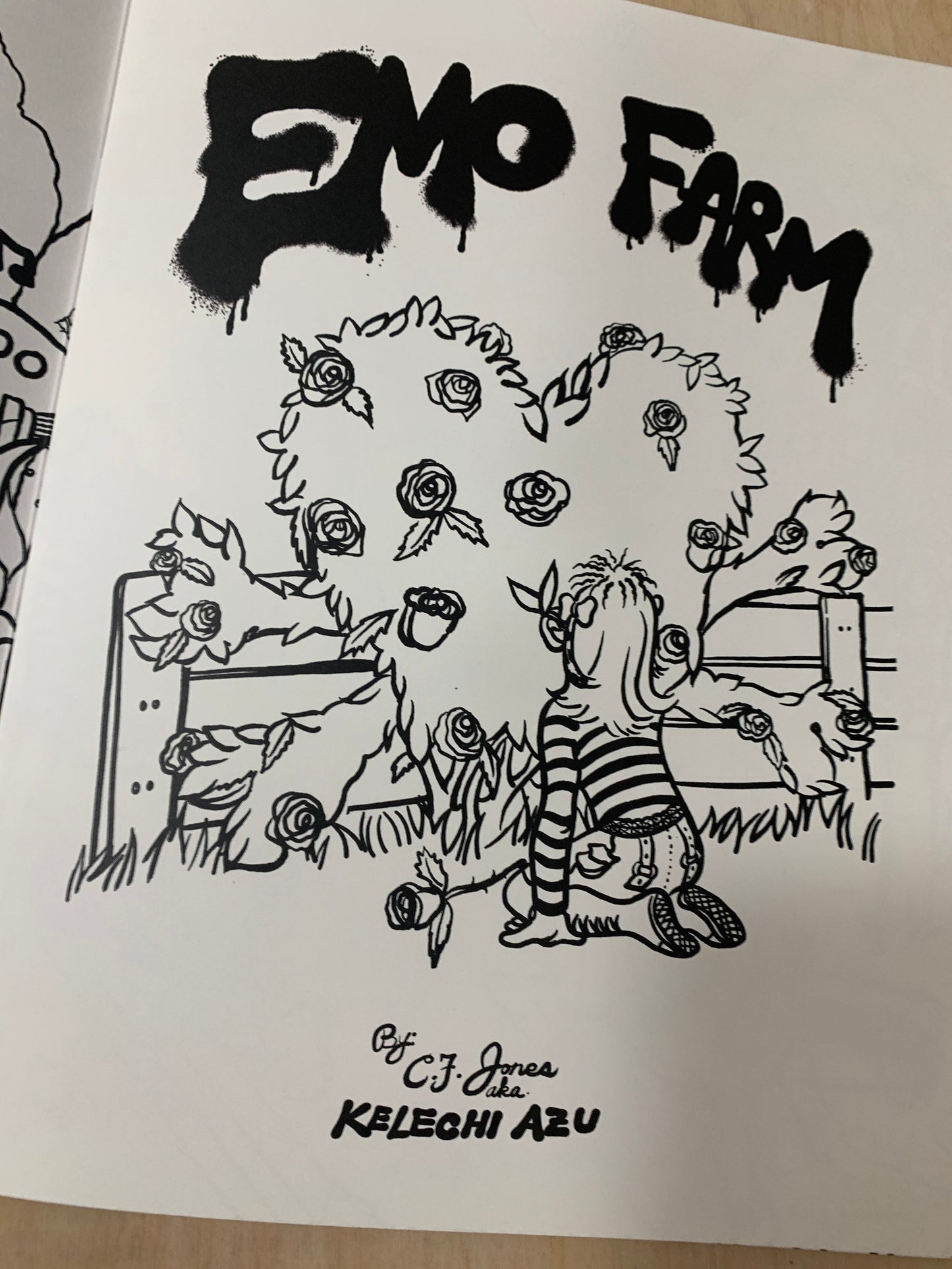 Emo Farm Coloring Book