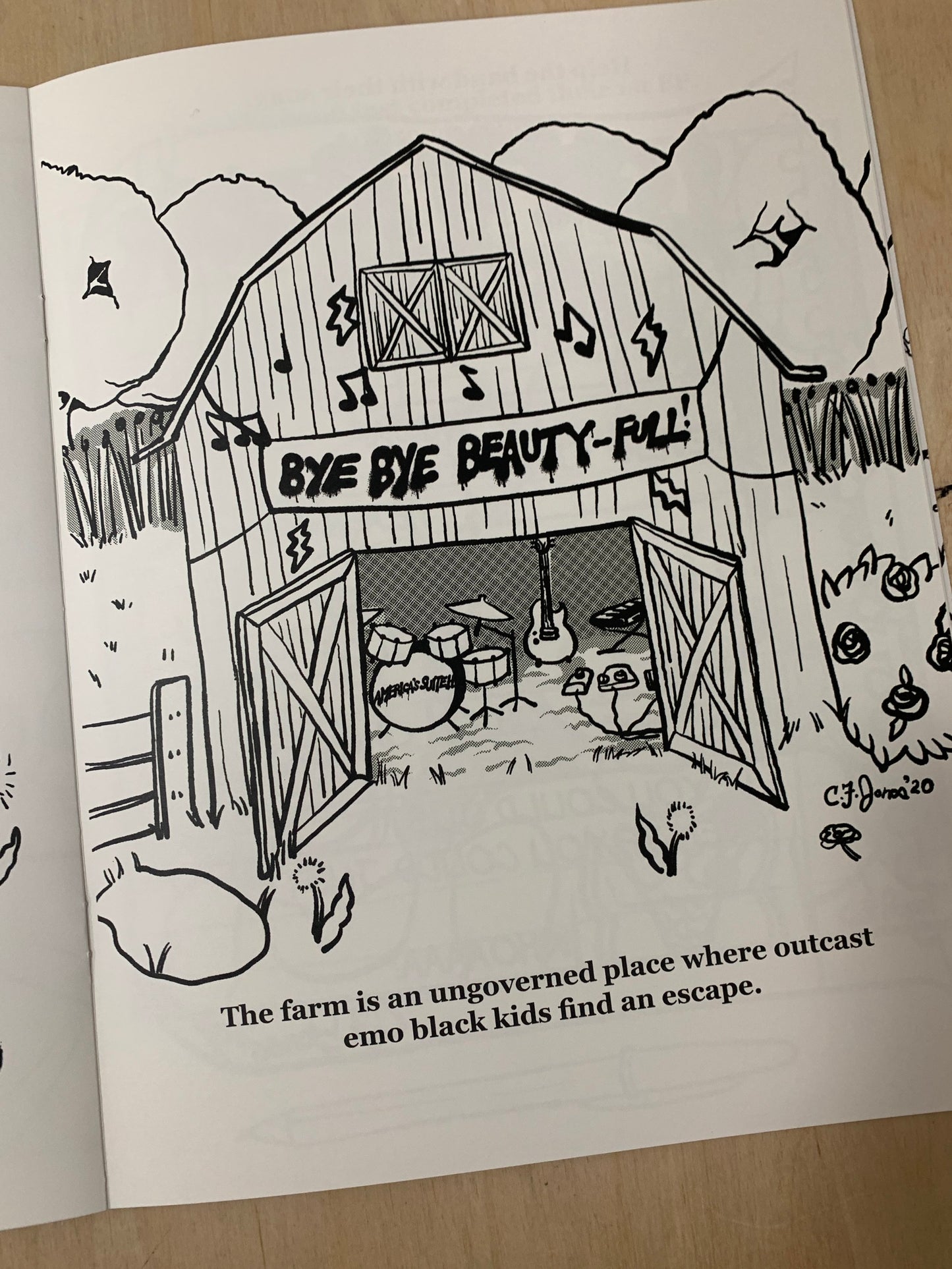 Emo Farm Coloring Book