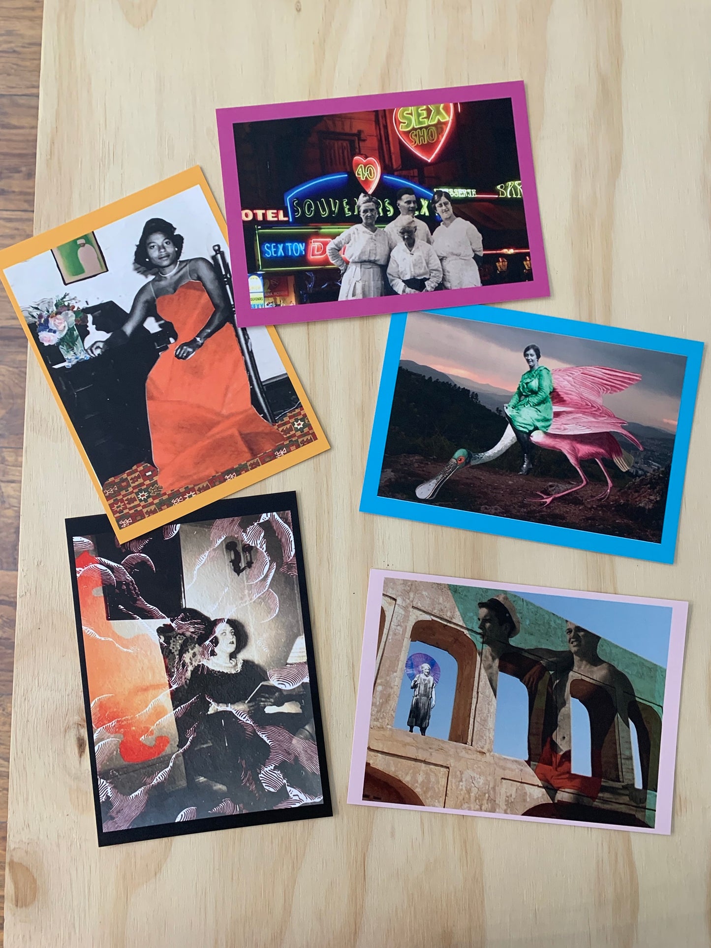 New and Wesley Postcard Set