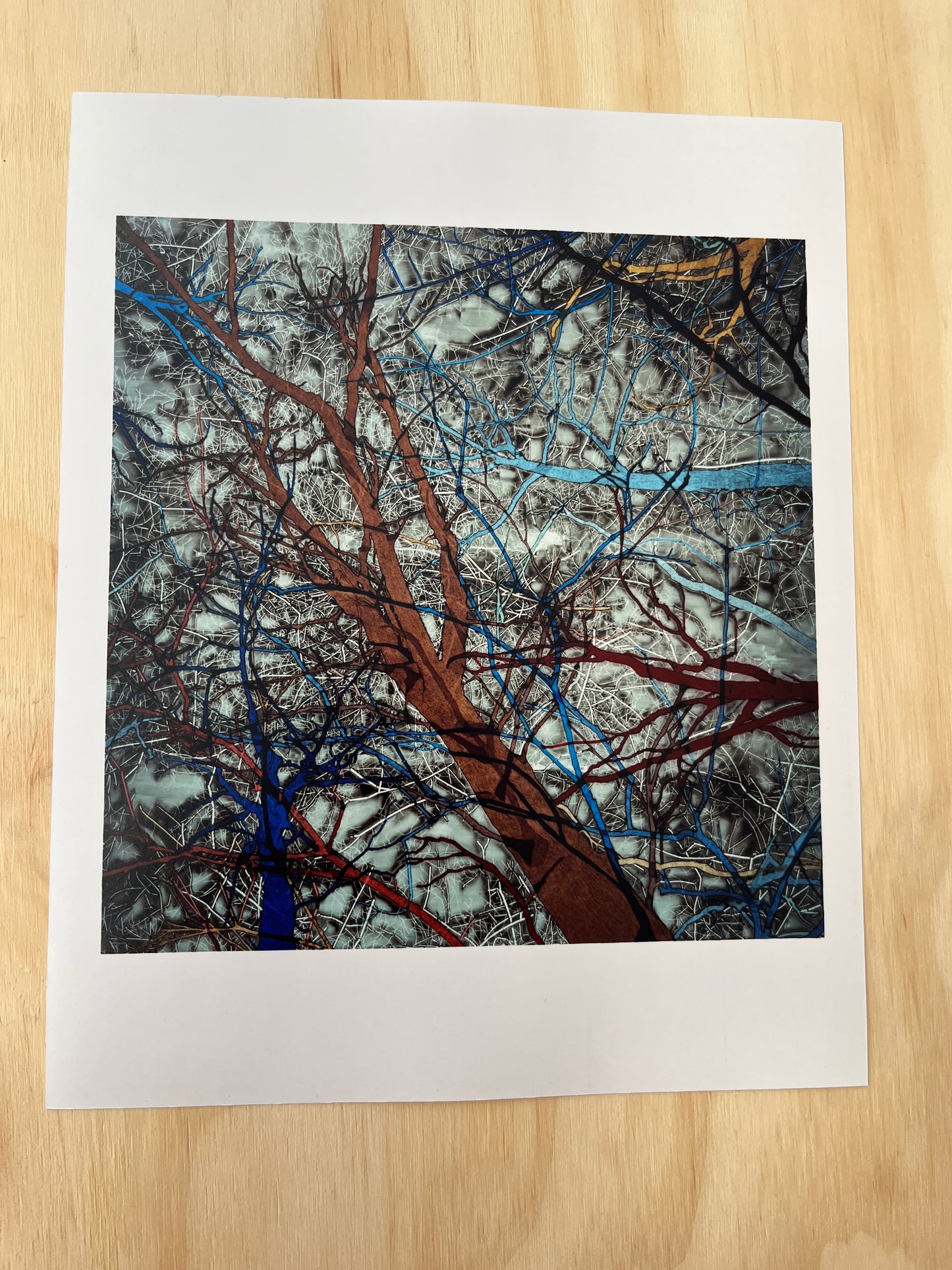Amy Finkelstien Limited Edition Print: "This now, that now is nowhere"