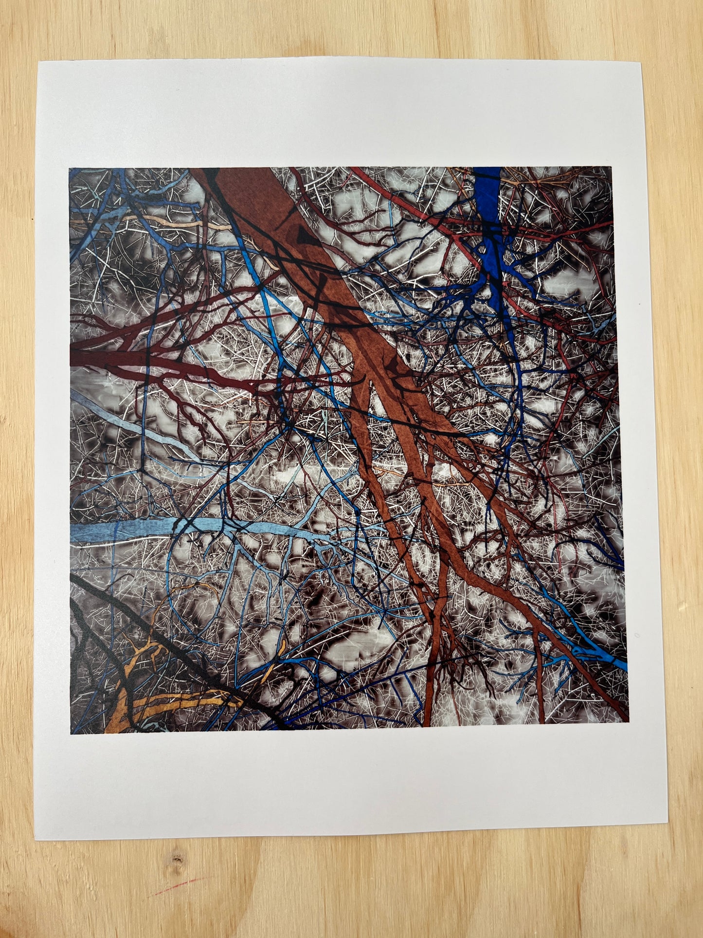 Amy Finkelstien Limited Edition Print: "This now, that now is nowhere"