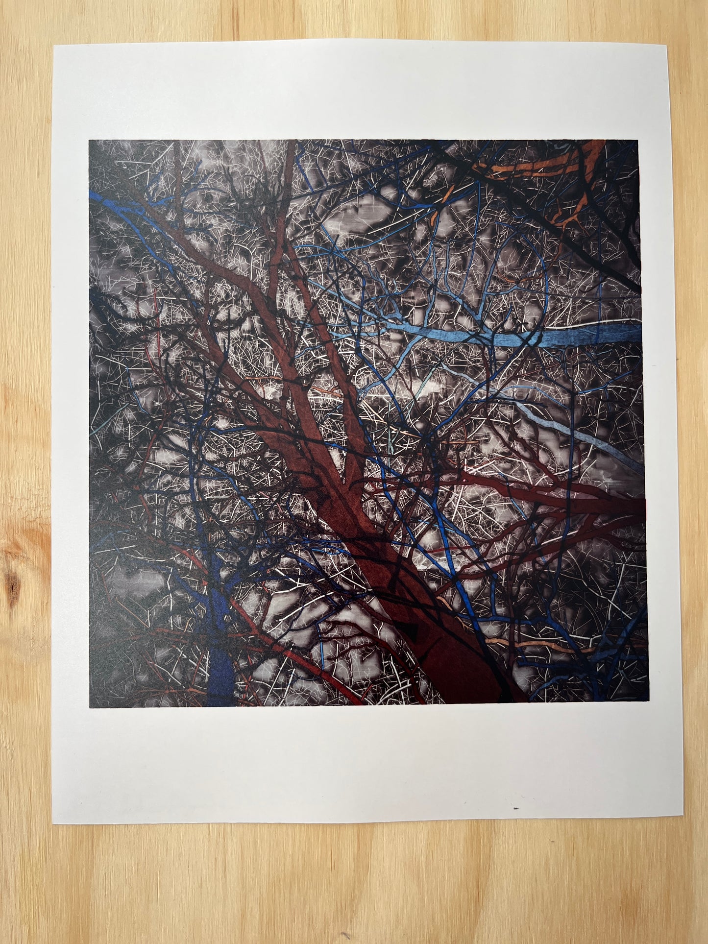 Amy Finkelstien Limited Edition Print: "This now, that now is nowhere"