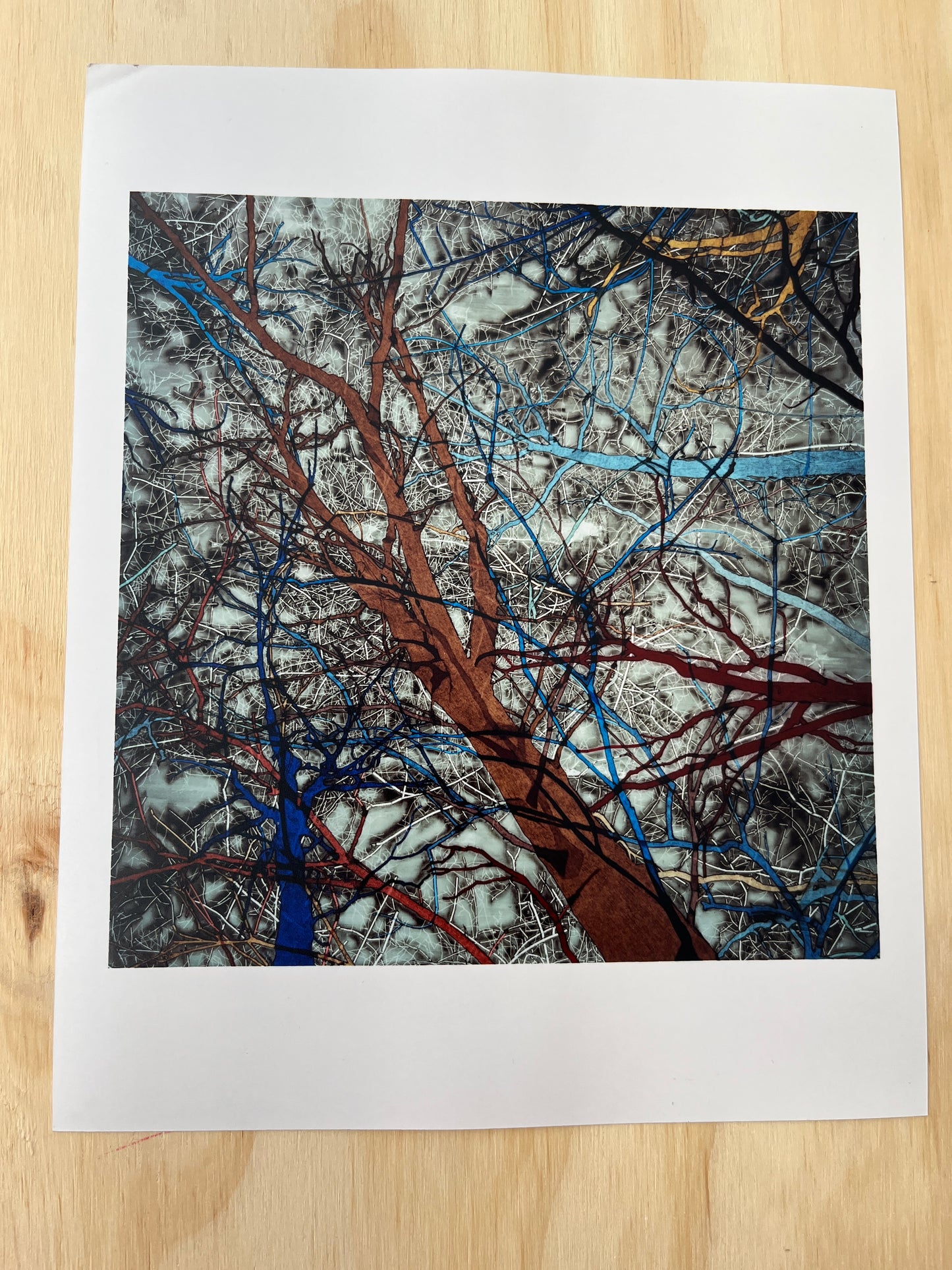 Amy Finkelstien Limited Edition Print: "This now, that now is nowhere"