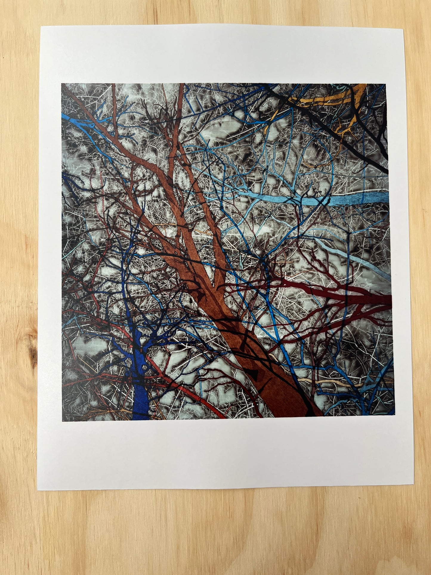 Amy Finkelstien Limited Edition Print: "This now, that now is nowhere"