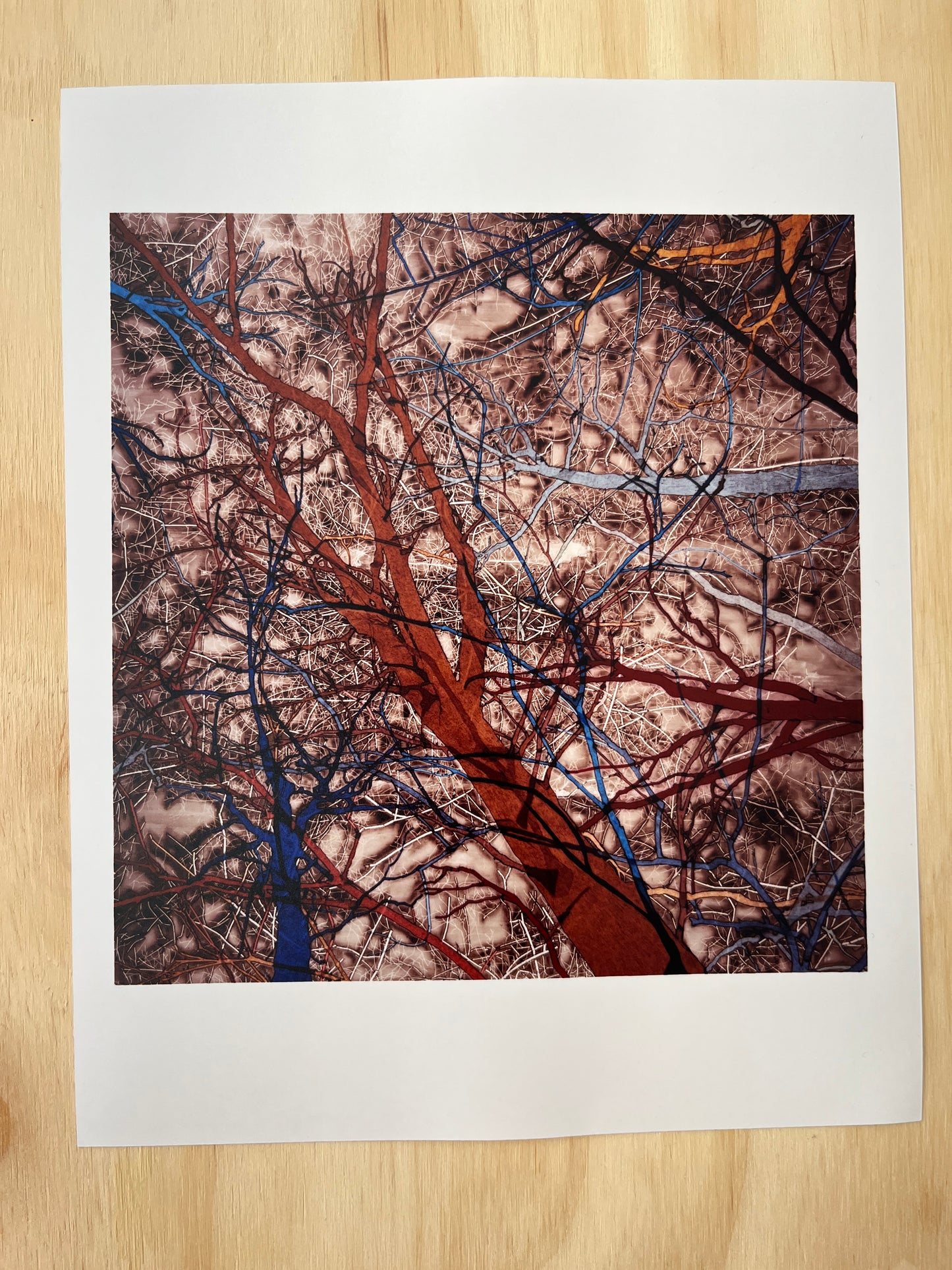 Amy Finkelstien Limited Edition Print: "This now, that now is nowhere"