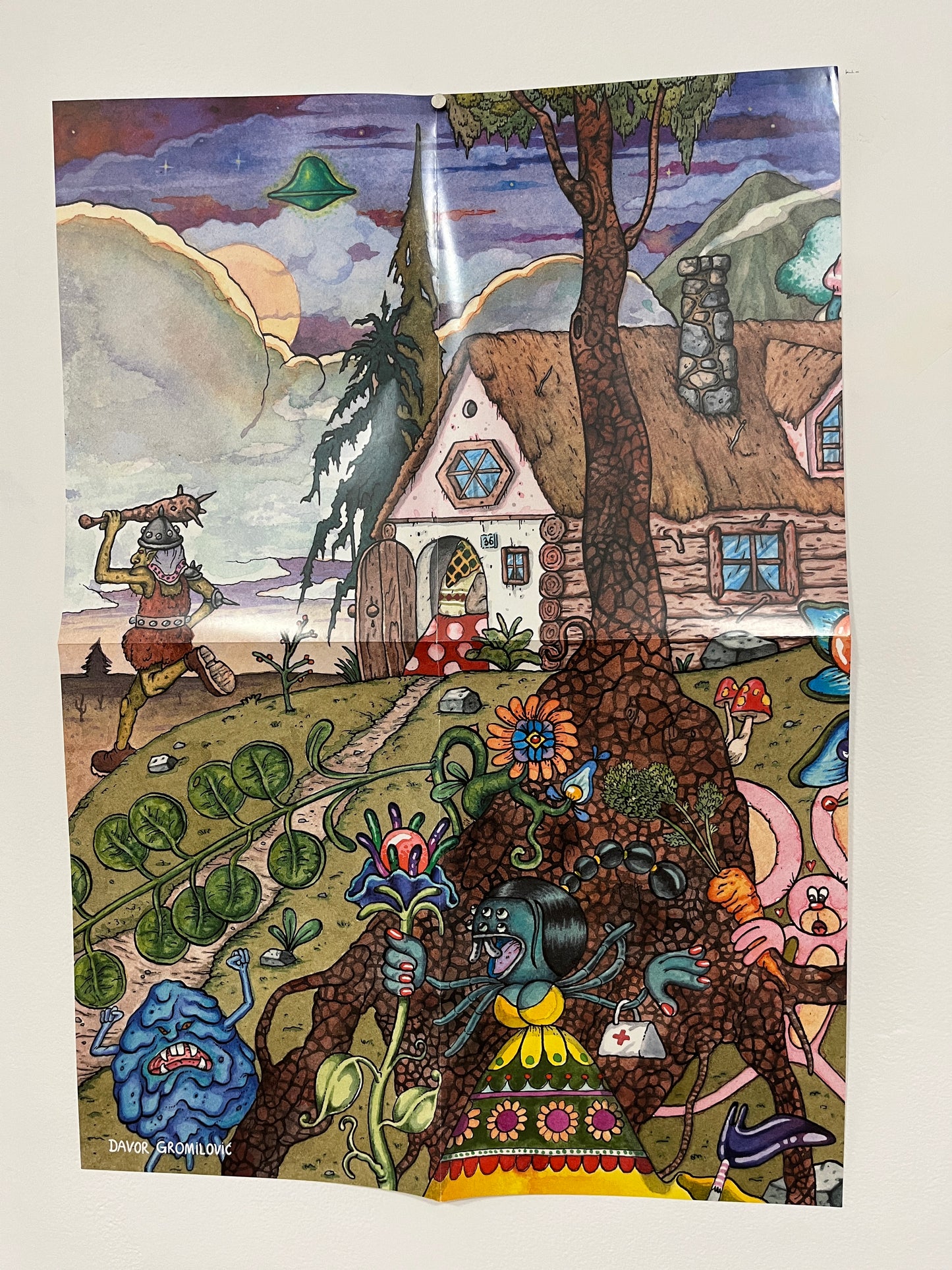 Davor Gromilović folded poster, version 2