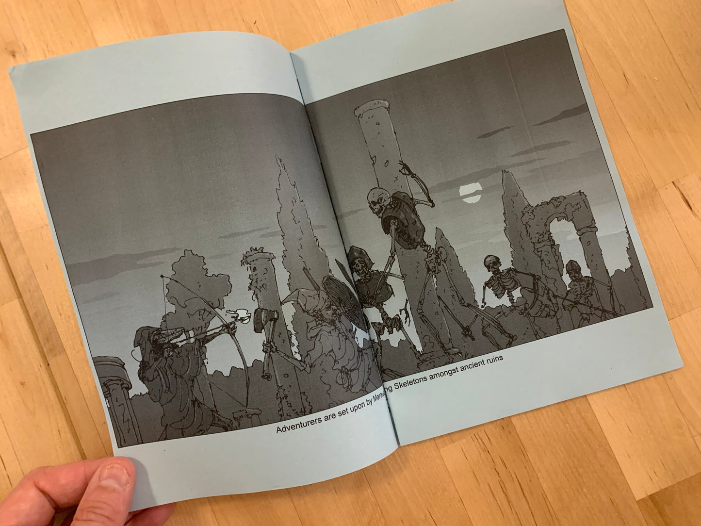 Decadence and Dragons, Dungeon Module D1 - Lizard Adventurers and the Goblin Hill tribes