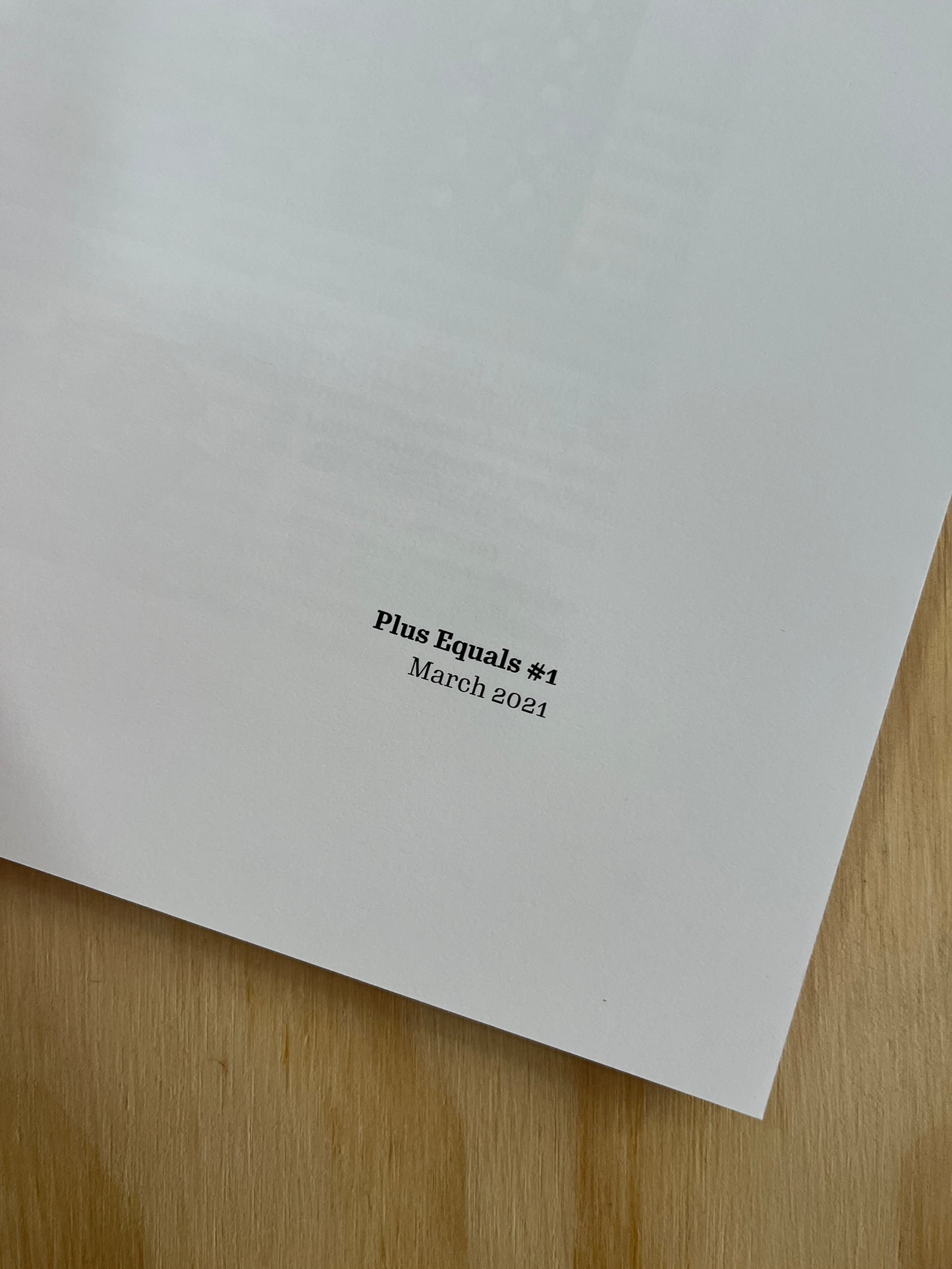 Plus Equals #1