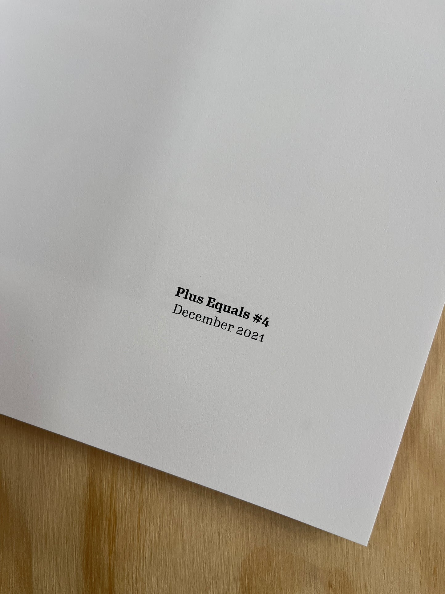 Plus Equals #4