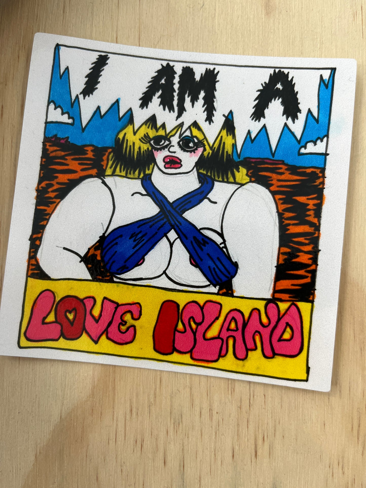 Heather Loase Sticker: Love Island