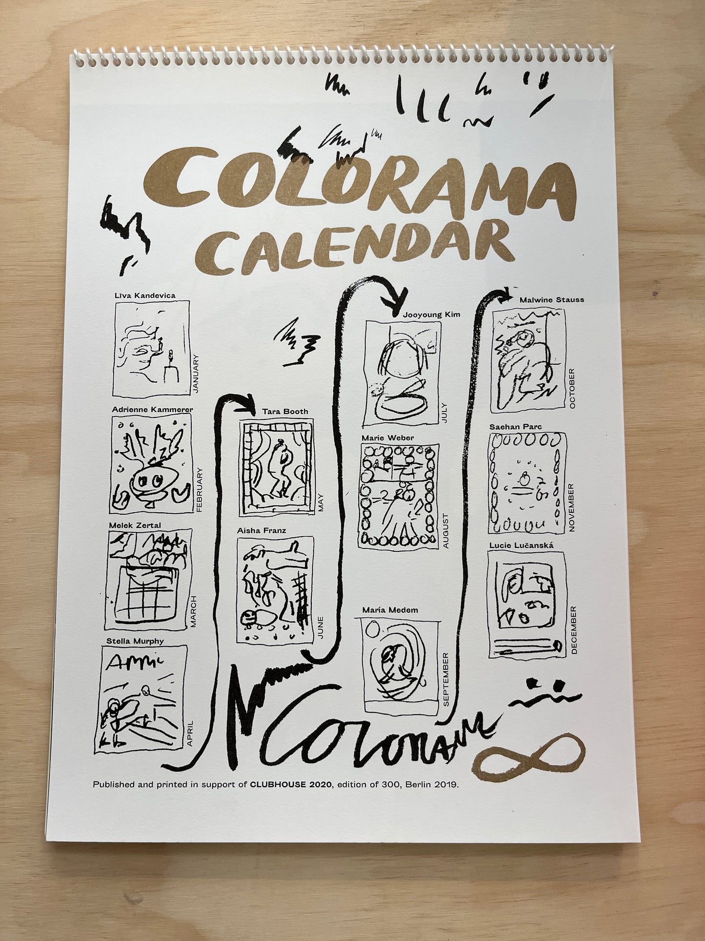 Colorama Perpetual Calendar