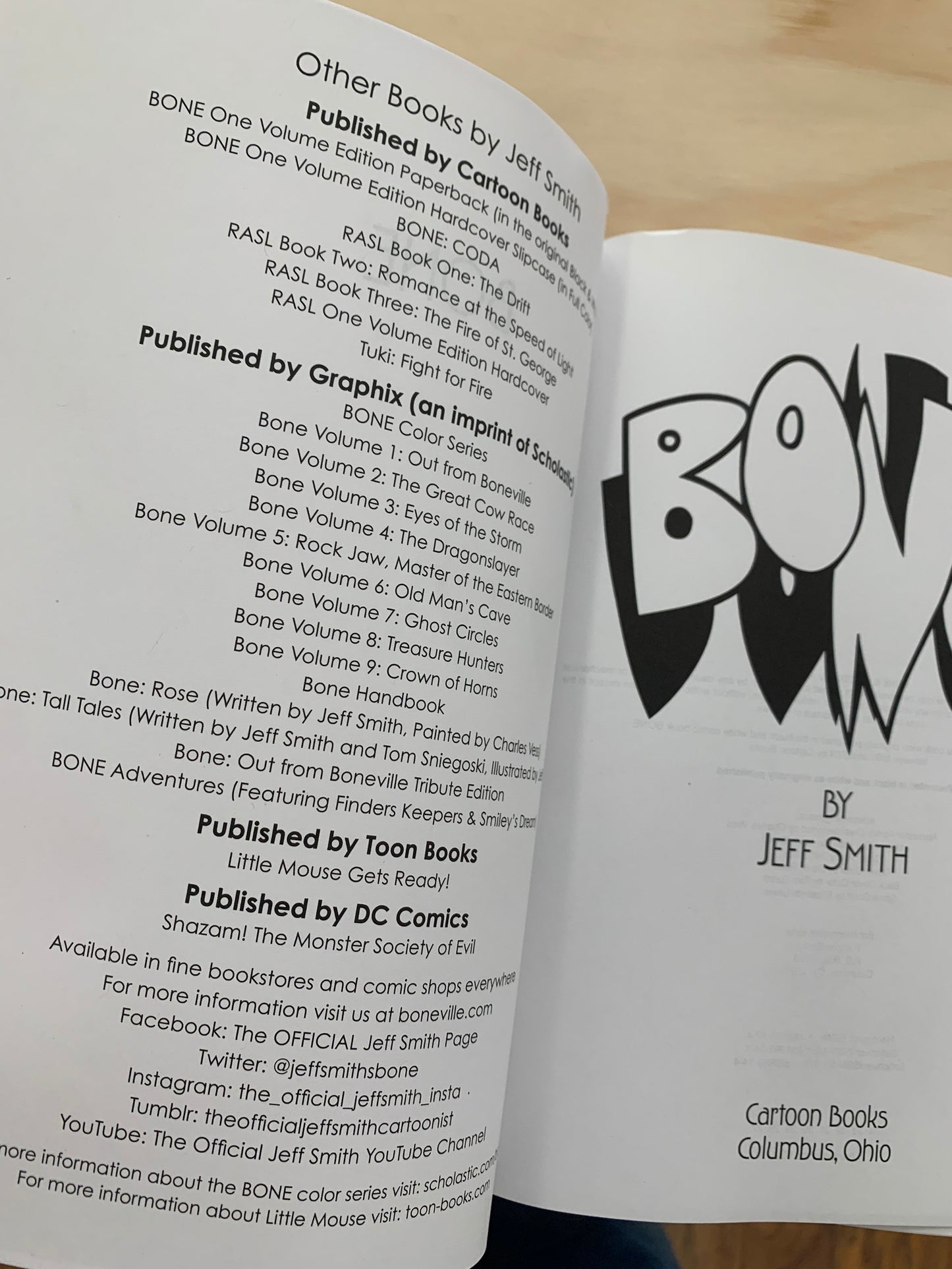 Bone: The Complete Cartoon Epic in One Volume