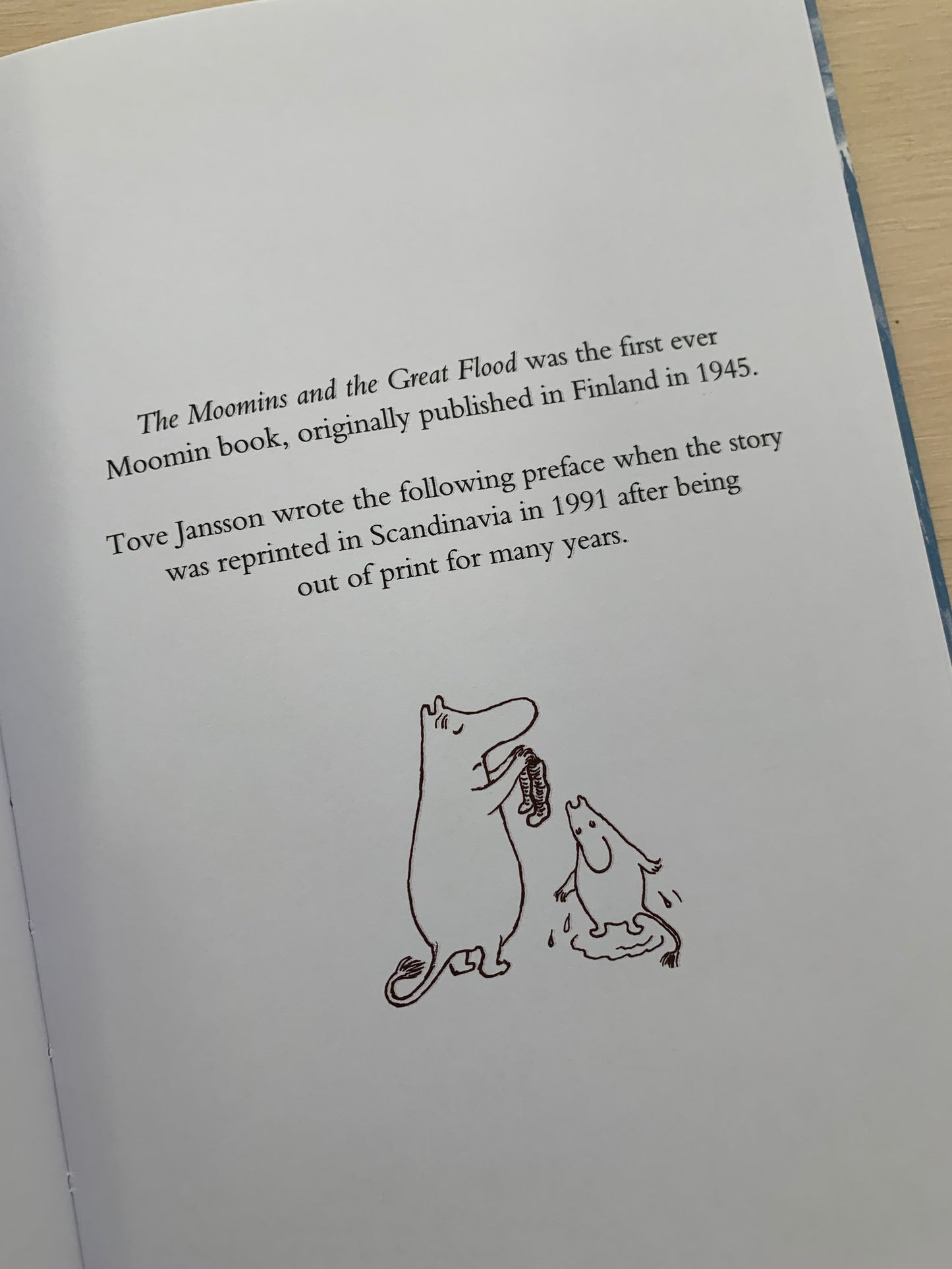 The Moomins and the Great Flood