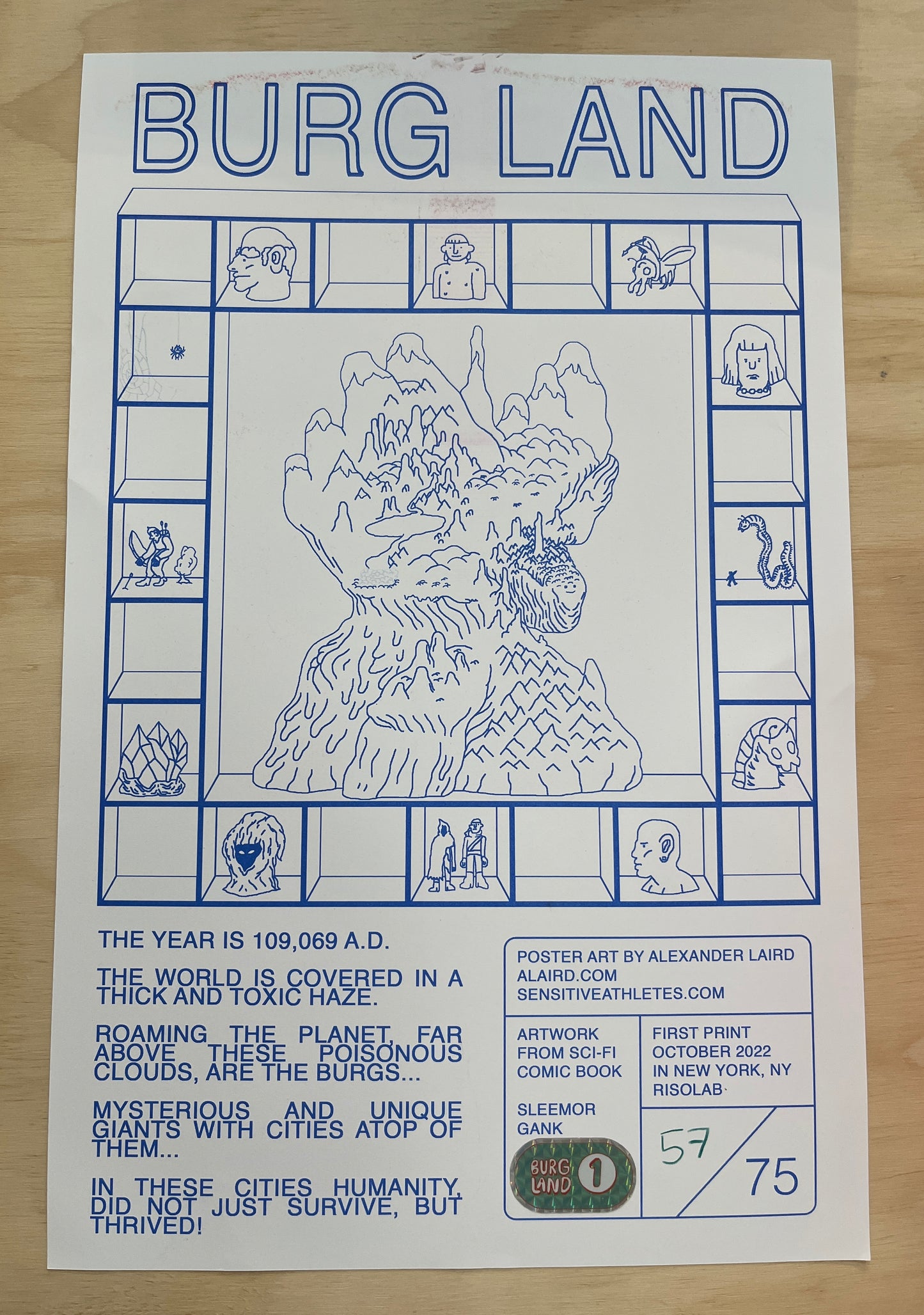 Burg Land Print