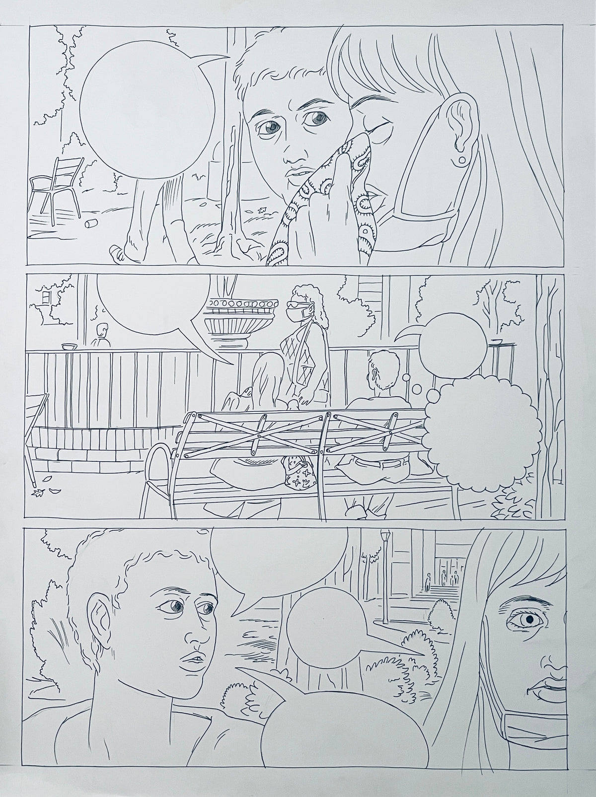 DASH SHAW ORIGINAL PAGES FROM LIKE SWIMMERS et. al