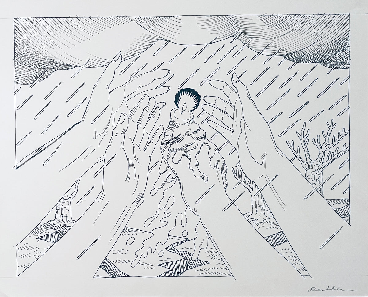 DASH SHAW ORIGINAL PAGES FROM LIKE SWIMMERS et. al