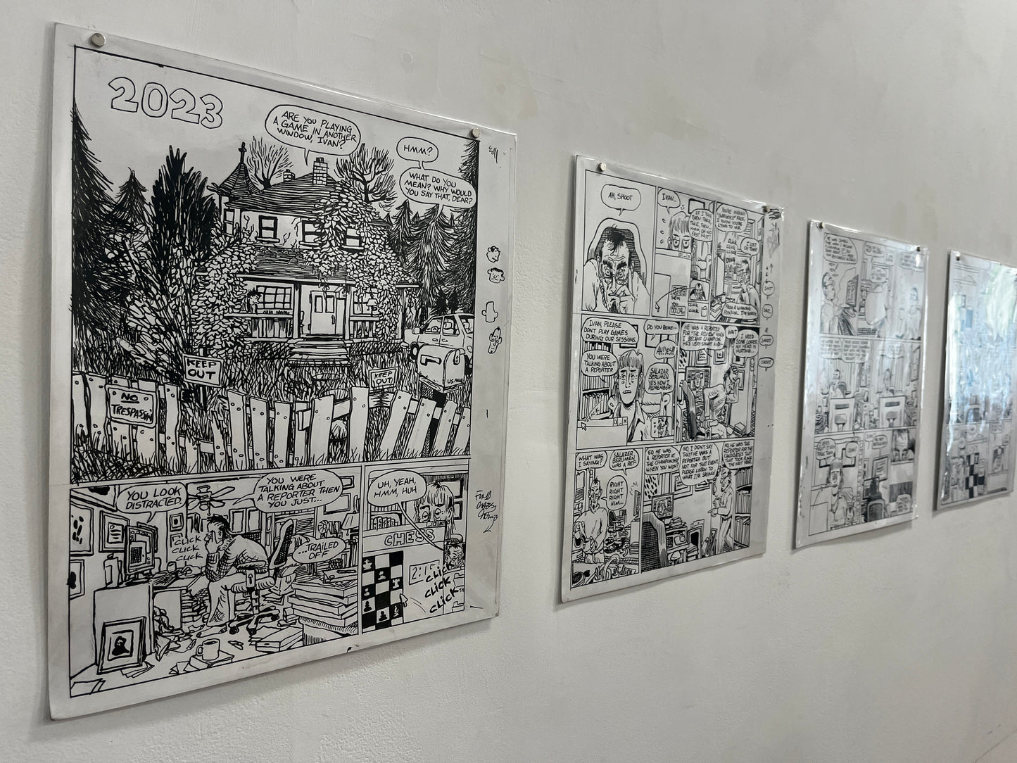 Andrew Alexander Original Pages from Caught Lookin' #1