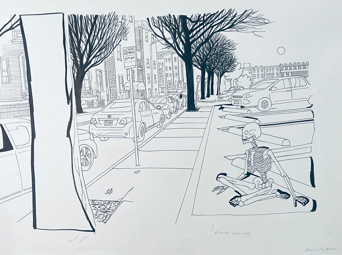DASH SHAW ORIGINAL PAGES FROM LIKE SWIMMERS et. al