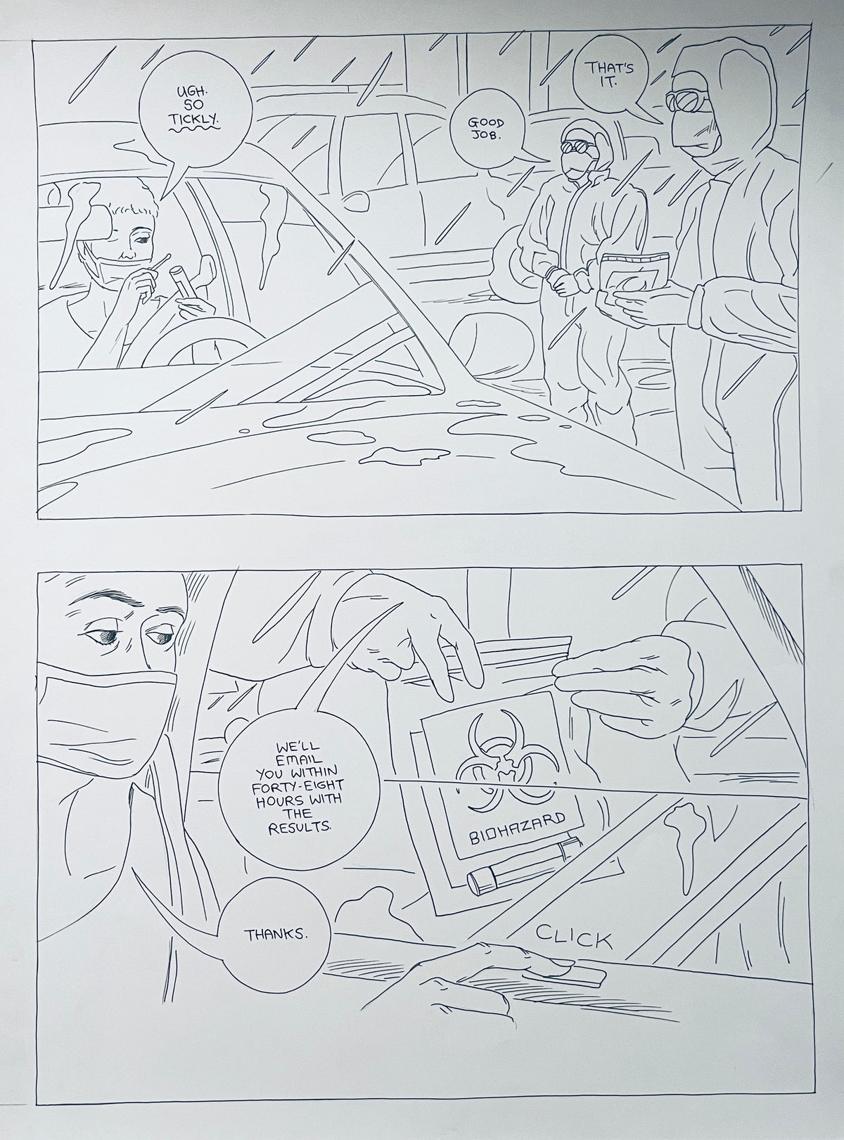 DASH SHAW ORIGINAL PAGES FROM LIKE SWIMMERS et. al