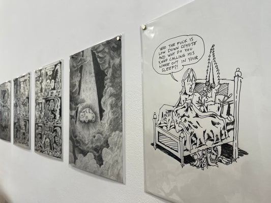 Nick Bunch Original Pages from "The Resurrection of Low Down Coyote"