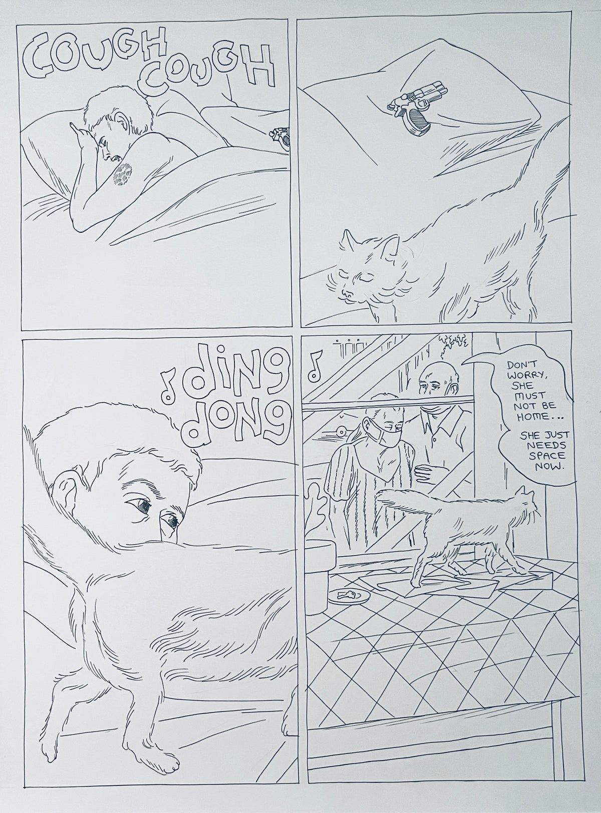 DASH SHAW ORIGINAL PAGES FROM LIKE SWIMMERS et. al