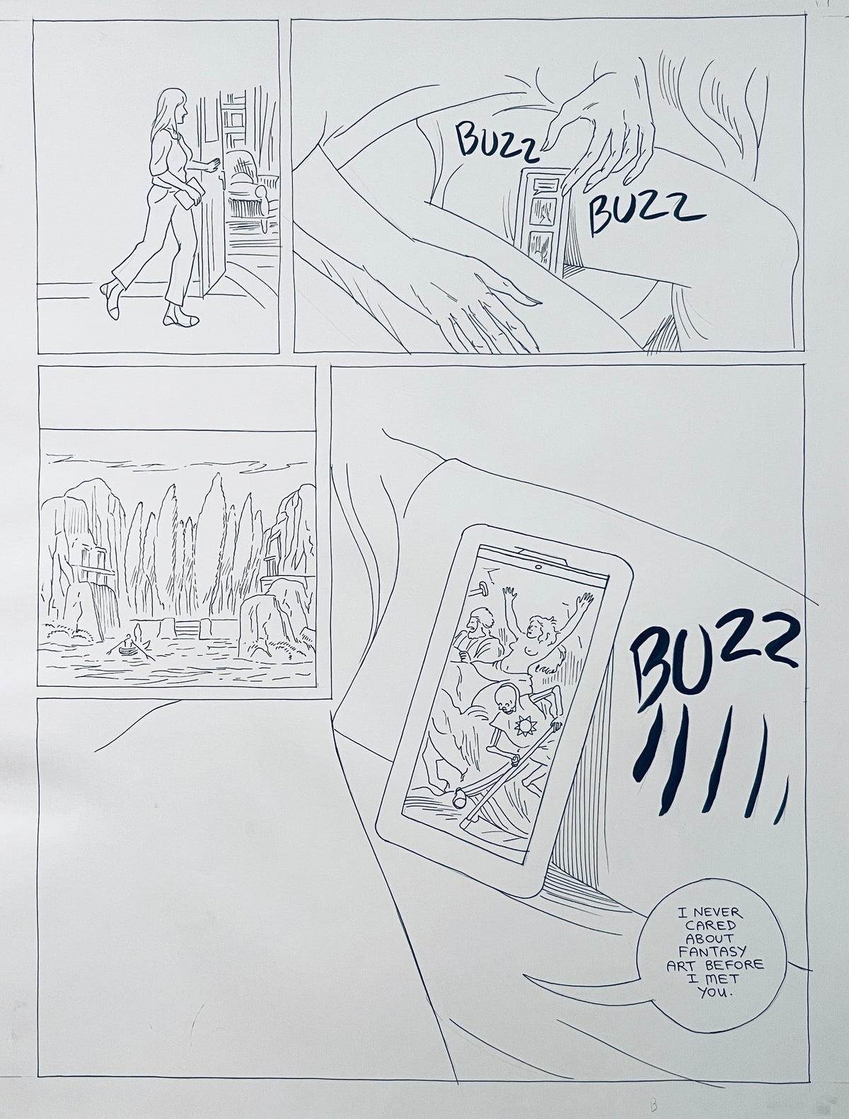 DASH SHAW ORIGINAL PAGES FROM LIKE SWIMMERS et. al