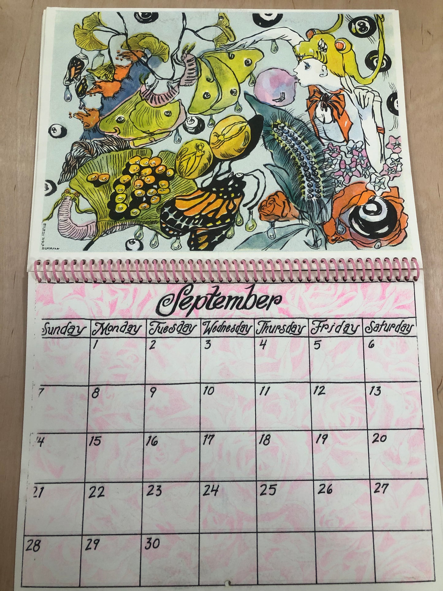 2025 'MAGICAL GIRL TRANSFORMATION' RISO Wall Calendar - Reptile House