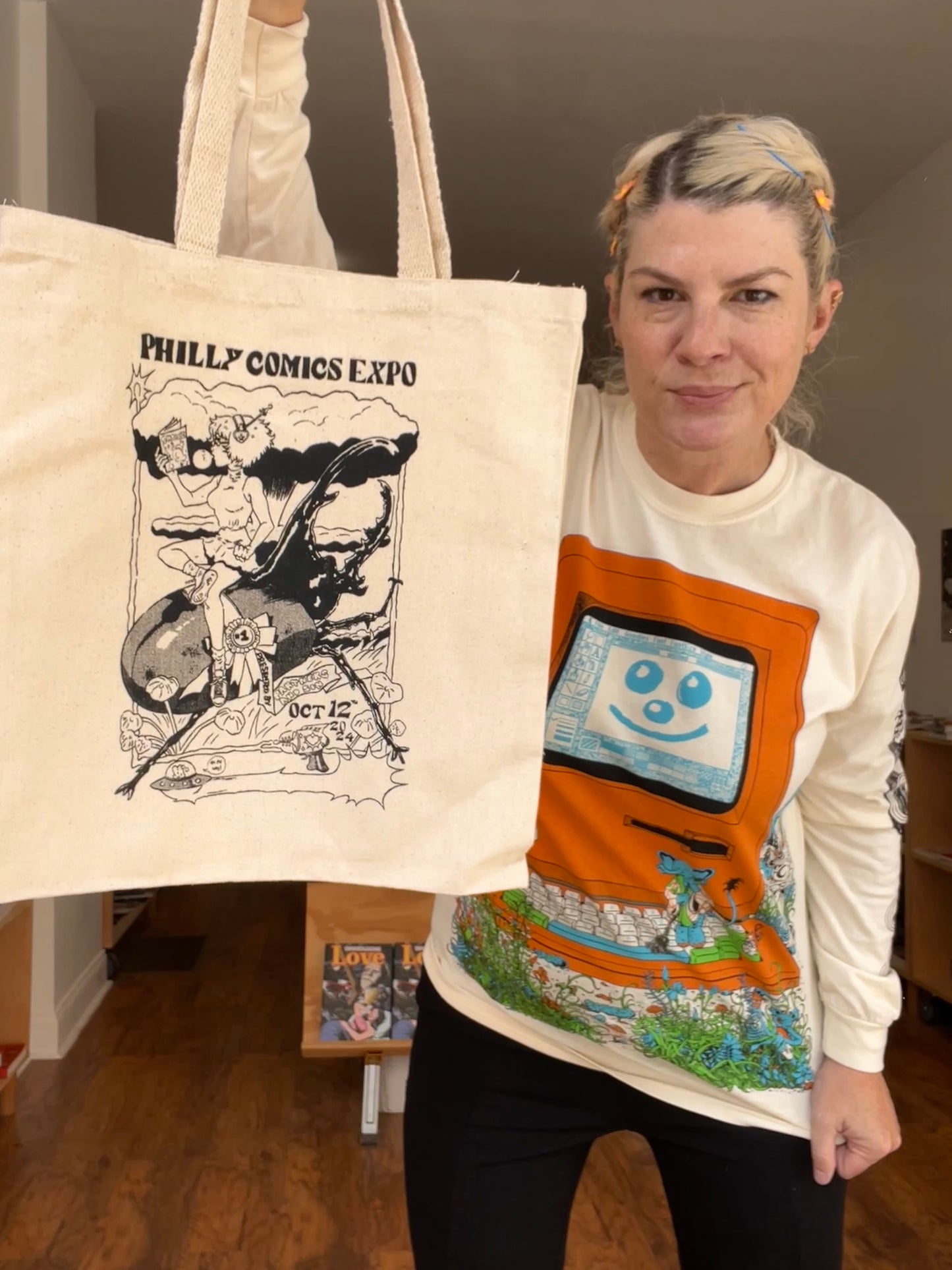 Philly Comics Expo 2024 Tote Bag (Tia Roxae)