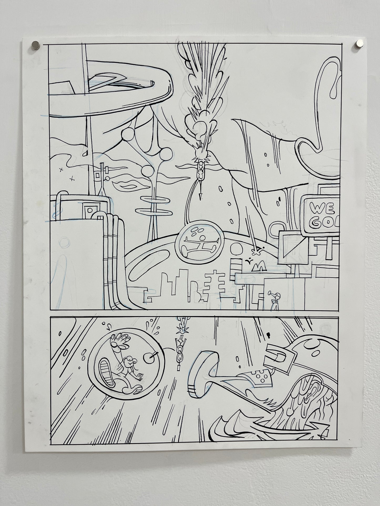 Max Huffman Dogtangle Originals 14x17"