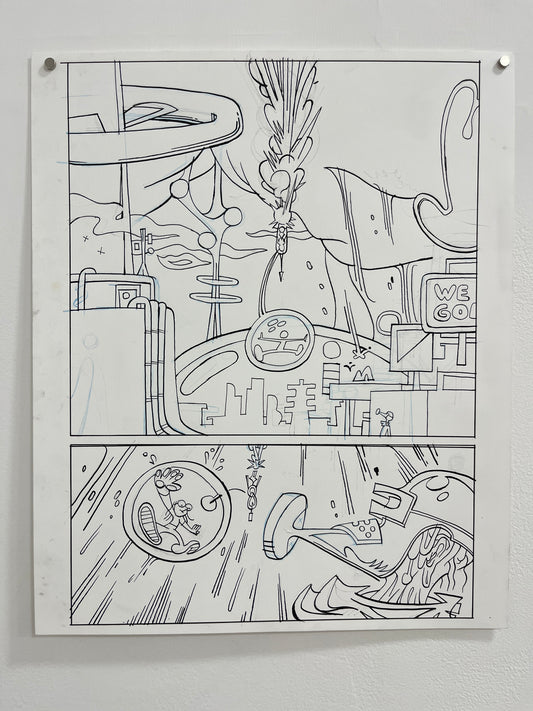 Max Huffman Dogtangle Originals 14x17"