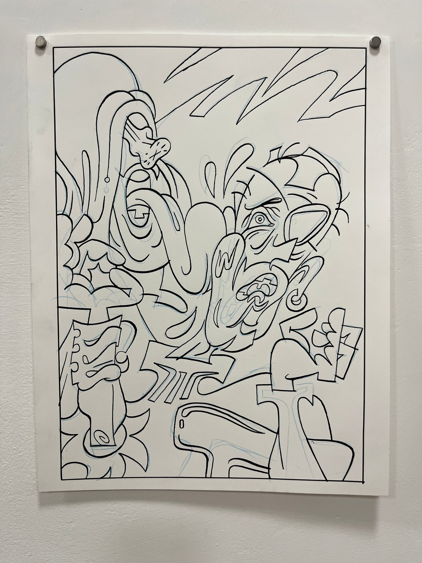 Max Huffman Dogtangle Originals 11 x 14"