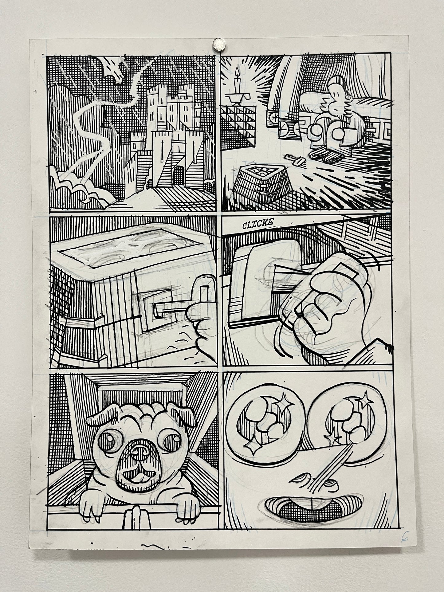 Max Huffman Dogtangle Originals 9x12"