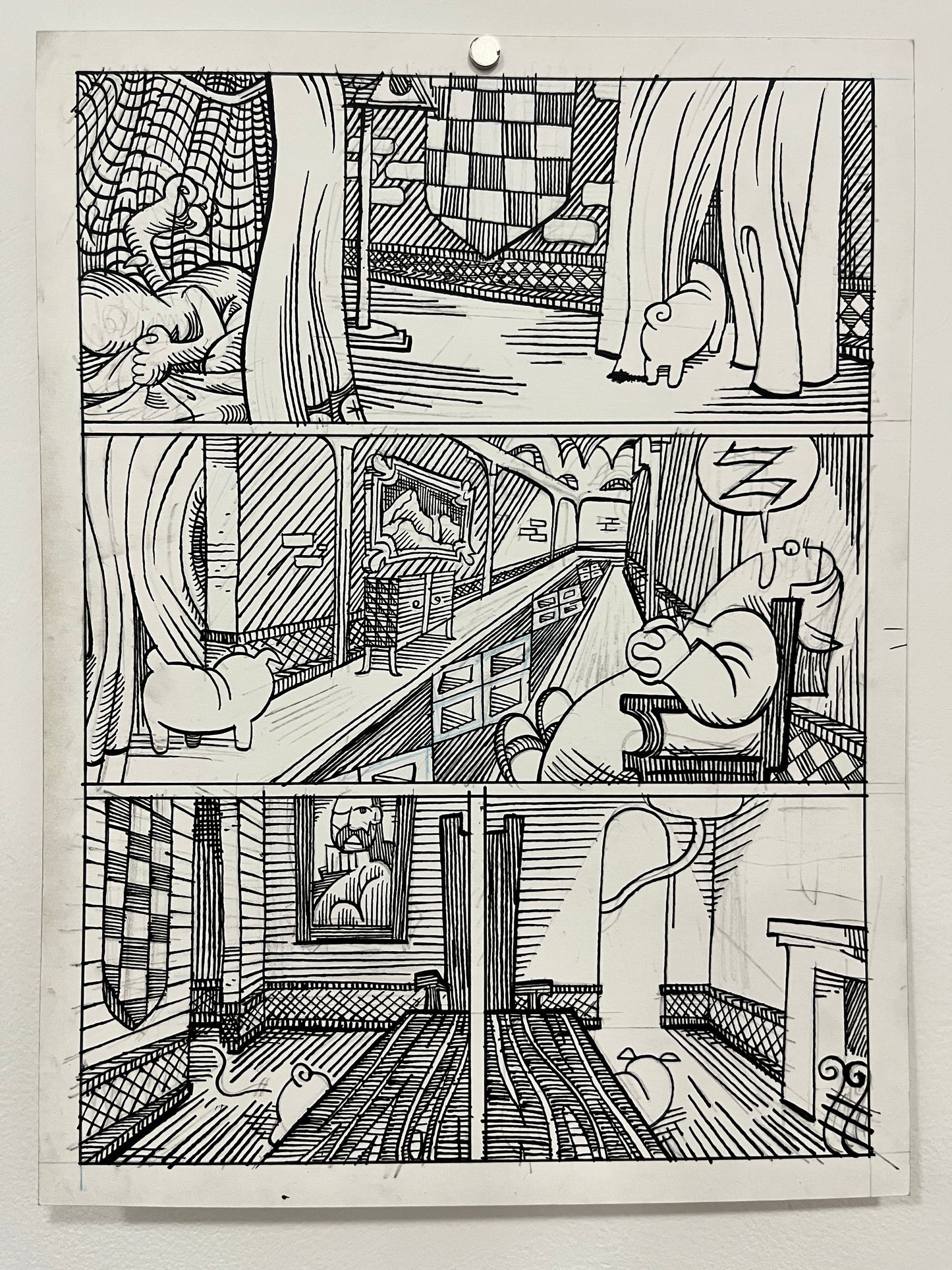 Max Huffman Dogtangle Originals 9x12"