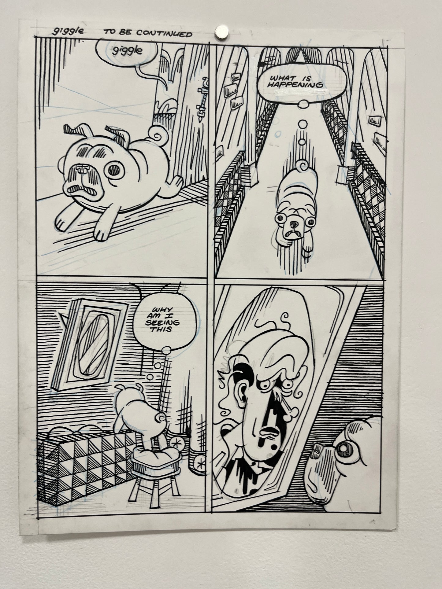 Max Huffman Dogtangle Originals 9x12"