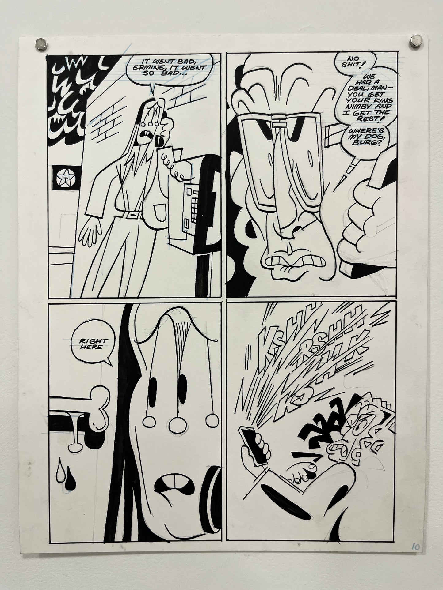 Max Huffman Dogtangle Originals 11 x 14"