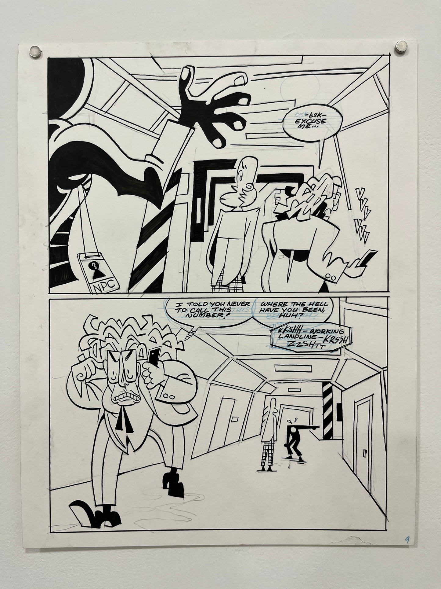 Max Huffman Dogtangle Originals 11 x 14"