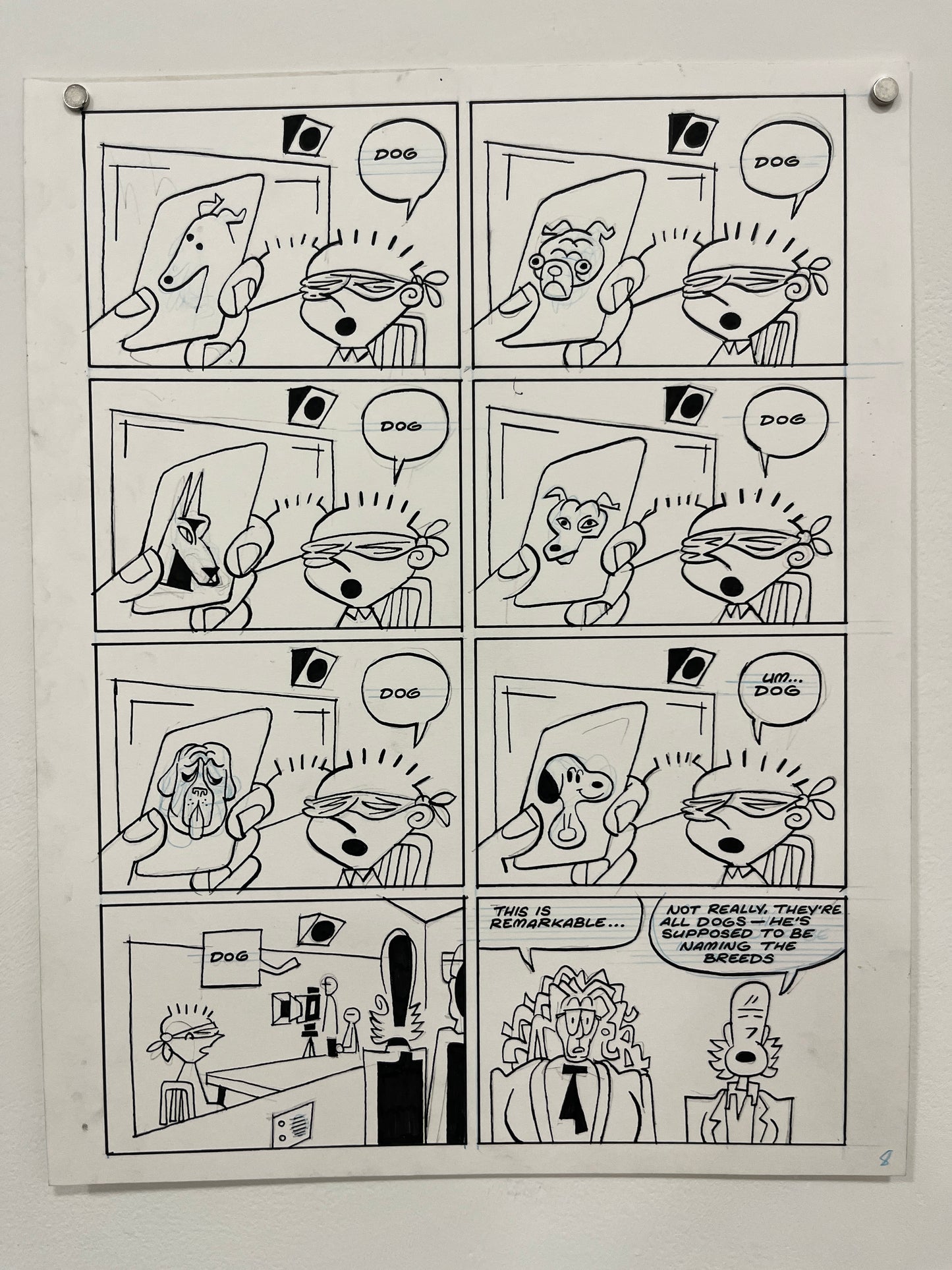 Max Huffman Dogtangle Originals 11 x 14"