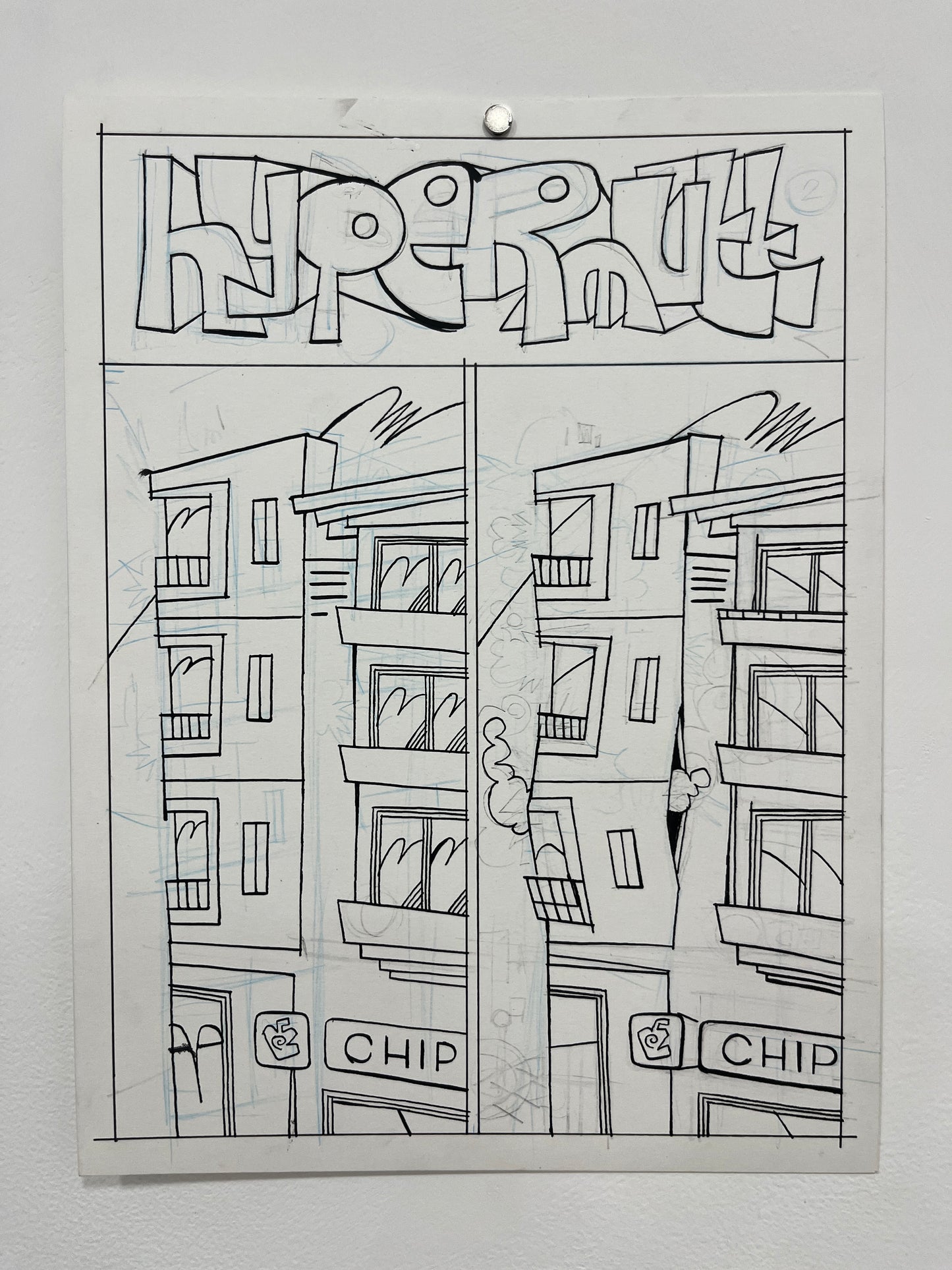 Max Huffman Dogtangle Originals 9x12"