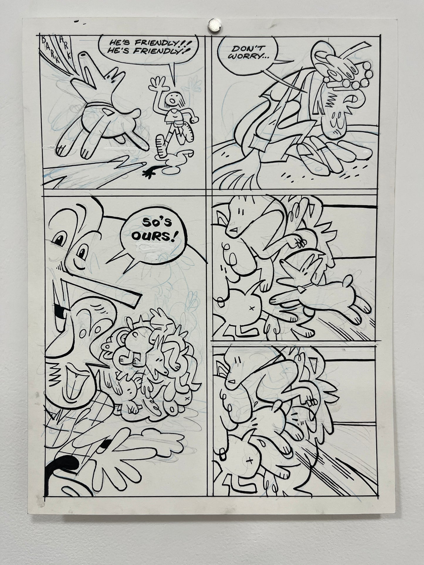 Max Huffman Dogtangle Originals 9x12"