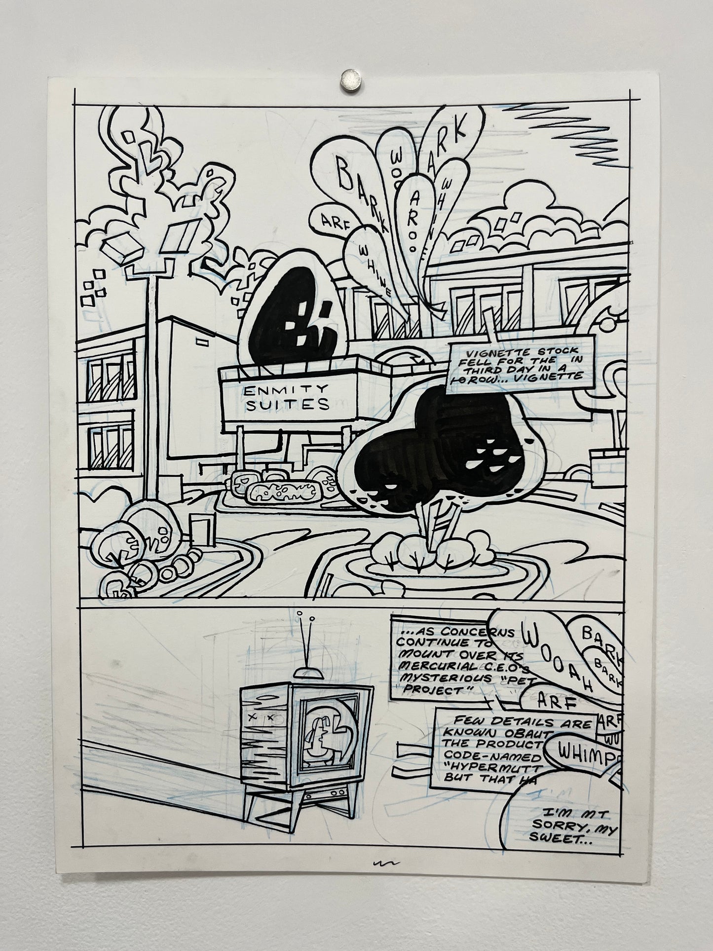 Max Huffman Dogtangle Originals 9x12"