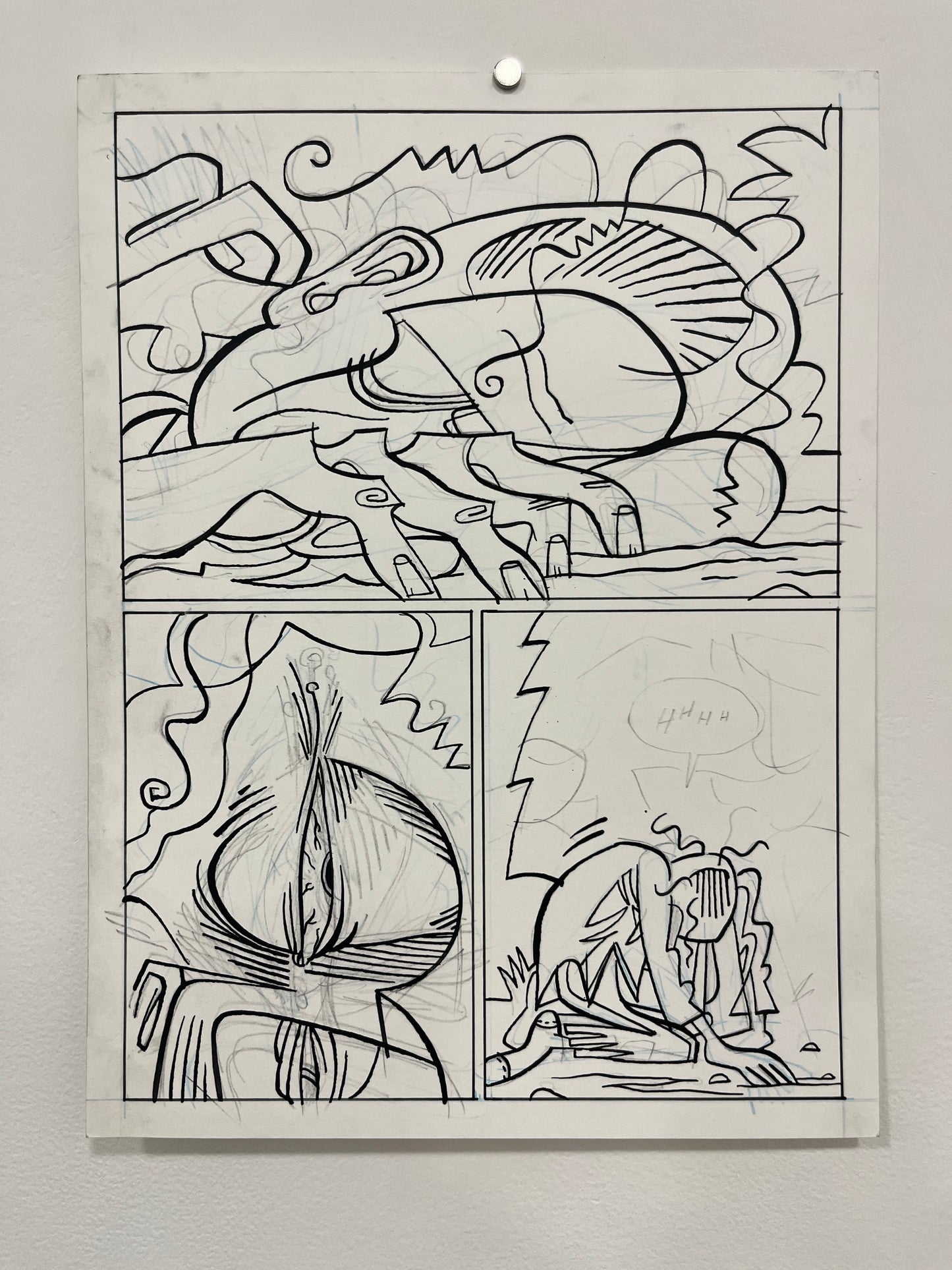 Max Huffman Dogtangle Originals 9x12"