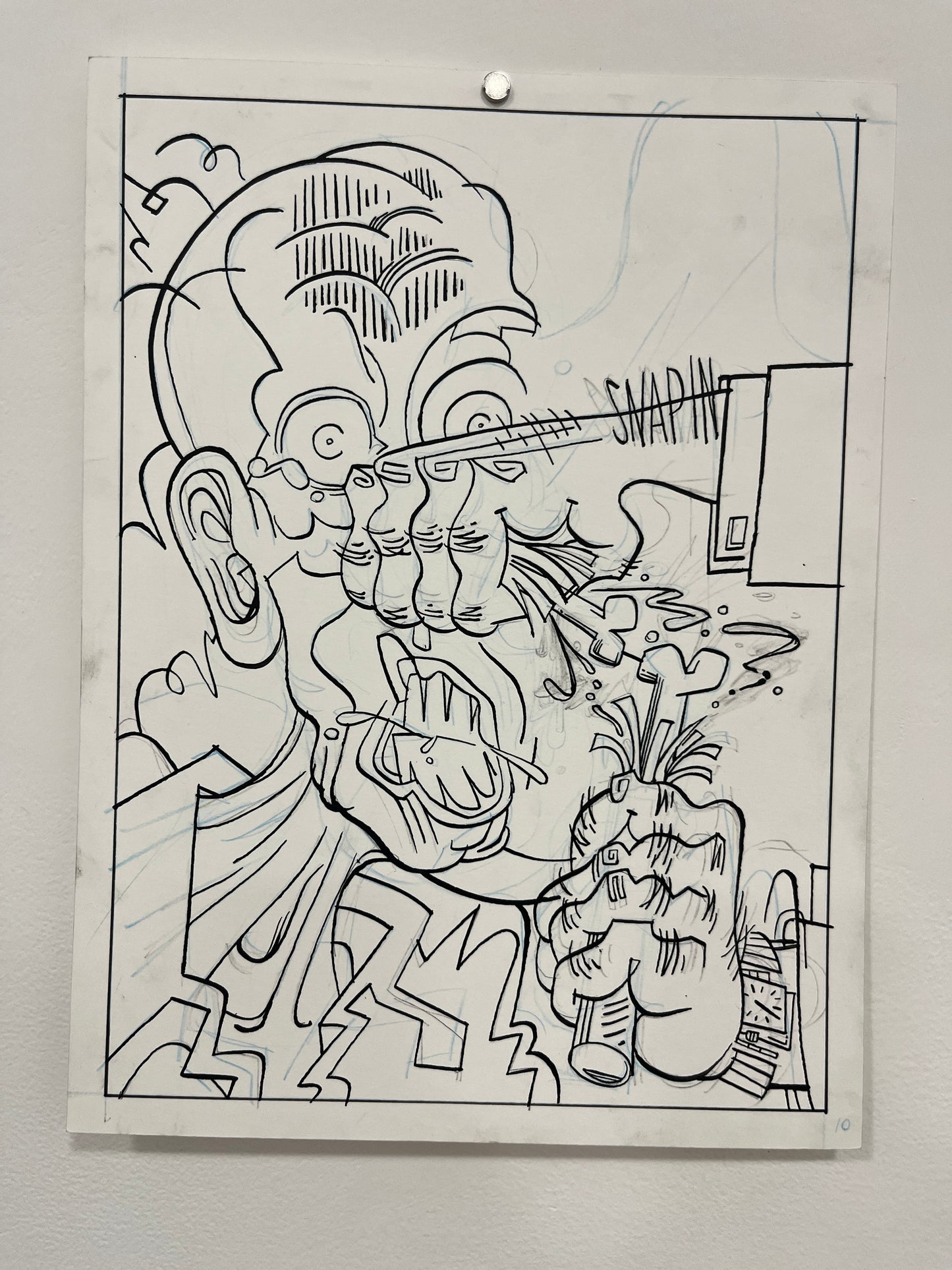 Max Huffman Dogtangle Originals 9x12"