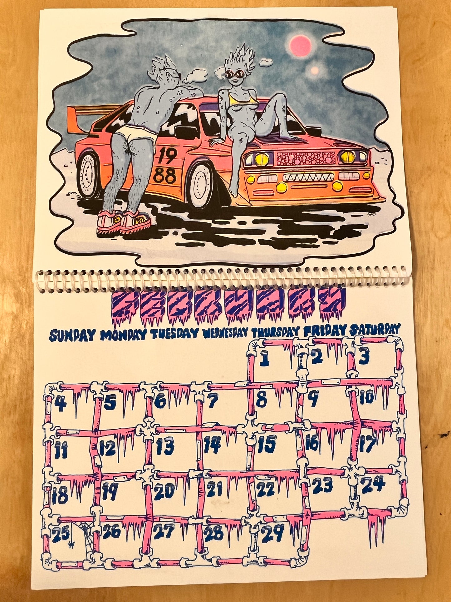 At the Car Show: 2024 Calendar